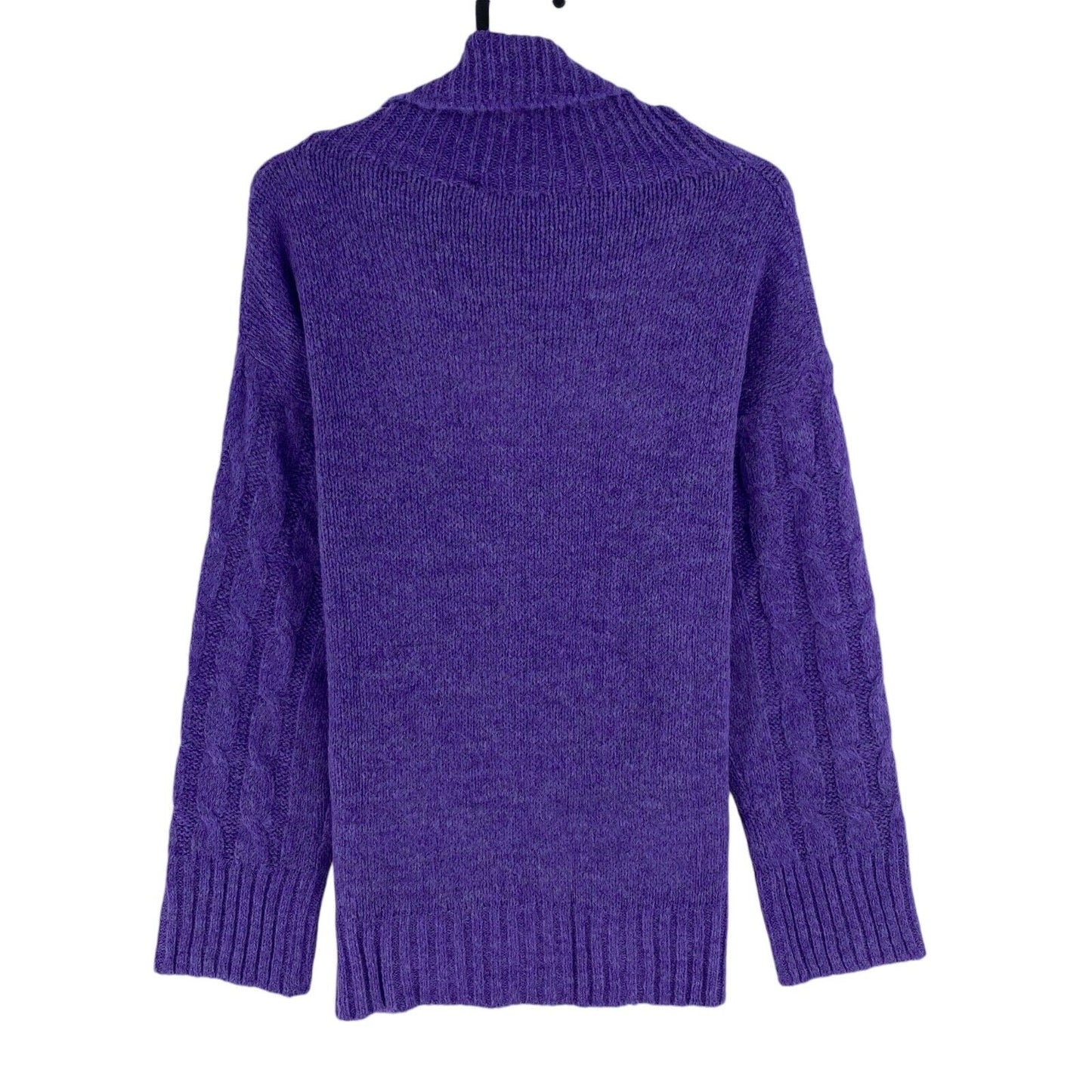 Rinascimento Women Purple High Neck Sweater Jumper Size S/M