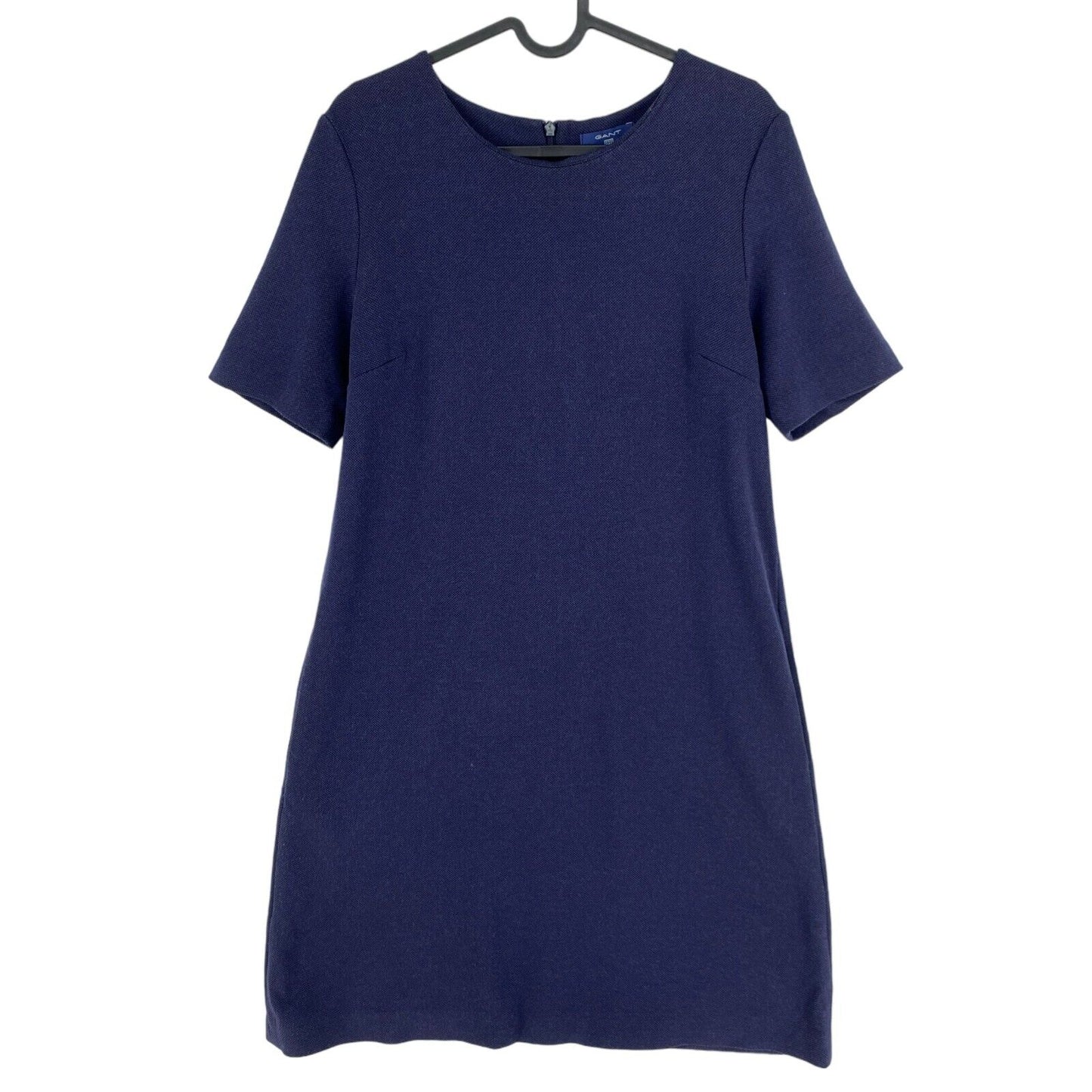 GANT Dark Blue Jersey Pique Short Sleeves Dress Size EU 38 UK 12 US 8