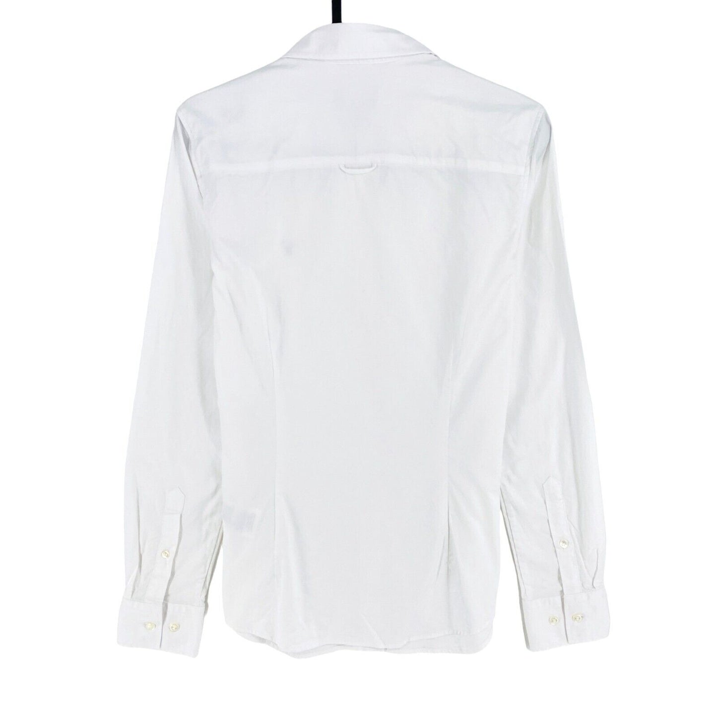 GANT White Solid Stretch Shirt Size EU 34 UK 6 US 4