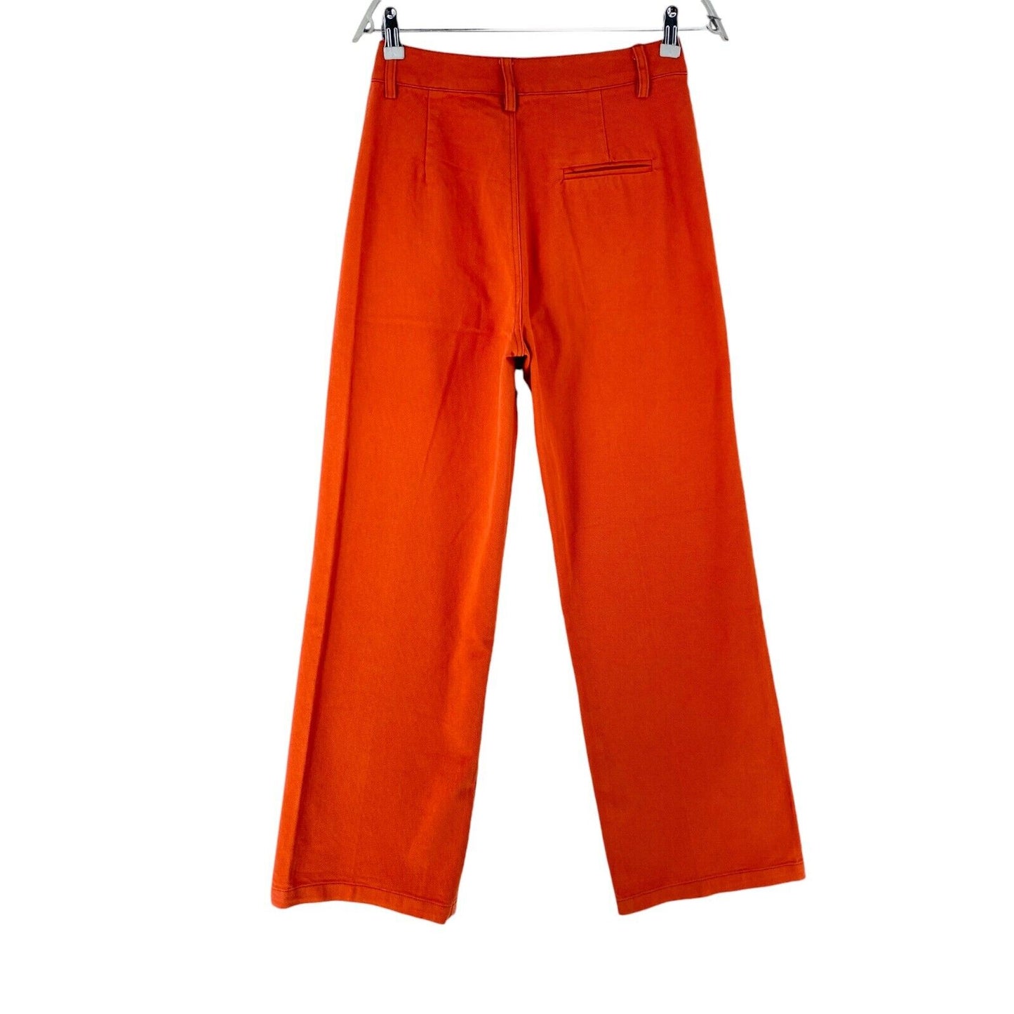 Grace & Mila Women Orange Relaxed Wide Leg Fit Jeans Size S W27