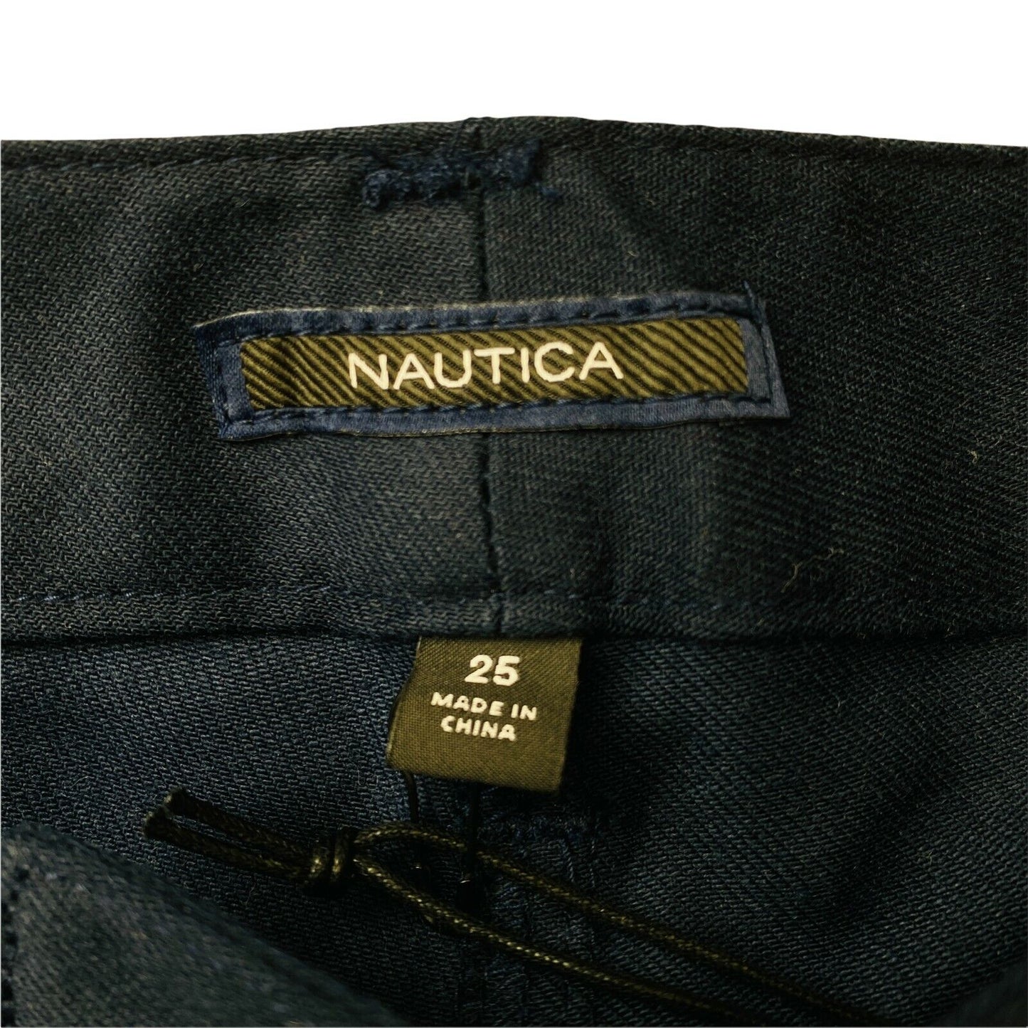 NAUTICA Damen Hose Slim Fit Stretch Dunkelblau Größe W25