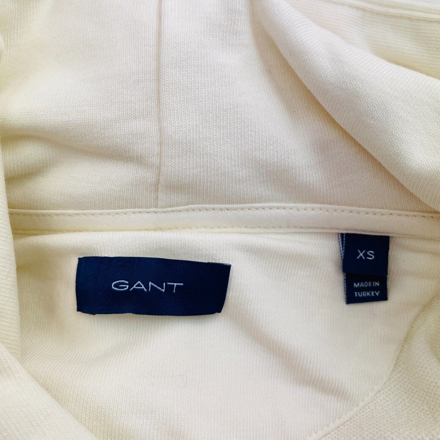 GANT Women White Collegiate Heart SS Hoodie Dress Size XS