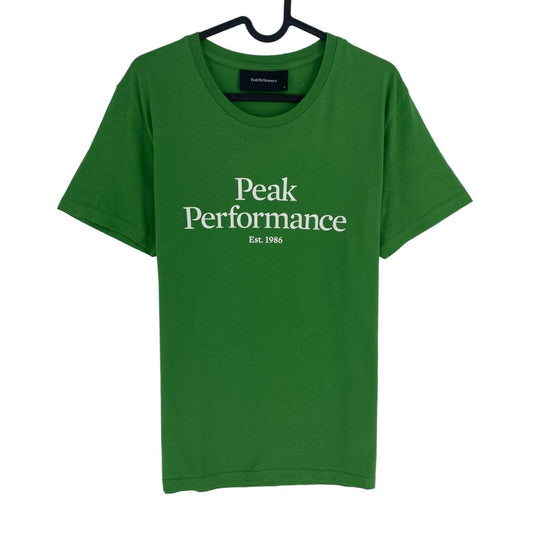 Peak Performance Men Green Original Crew Neck Short Sleeve T Shirt Size M