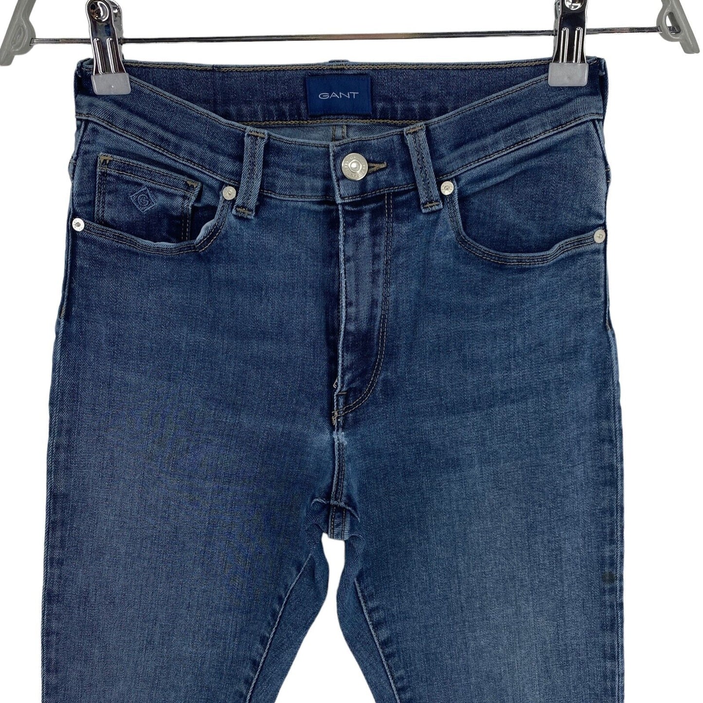 GANT Röhrenjeans, Marineblau, Größe W27 L32