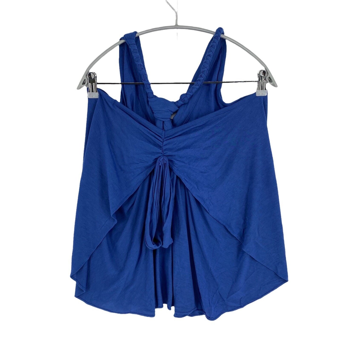 Kai-aakmann Blue Sleeveless Halter Tank Top Blouse Size M