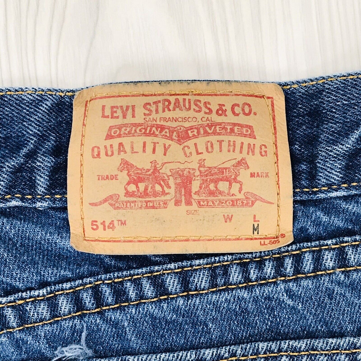 Vintage Levi's 514 Women Blue Low Rise Flared Fit Jeans 9 M Jr. / W30 L31