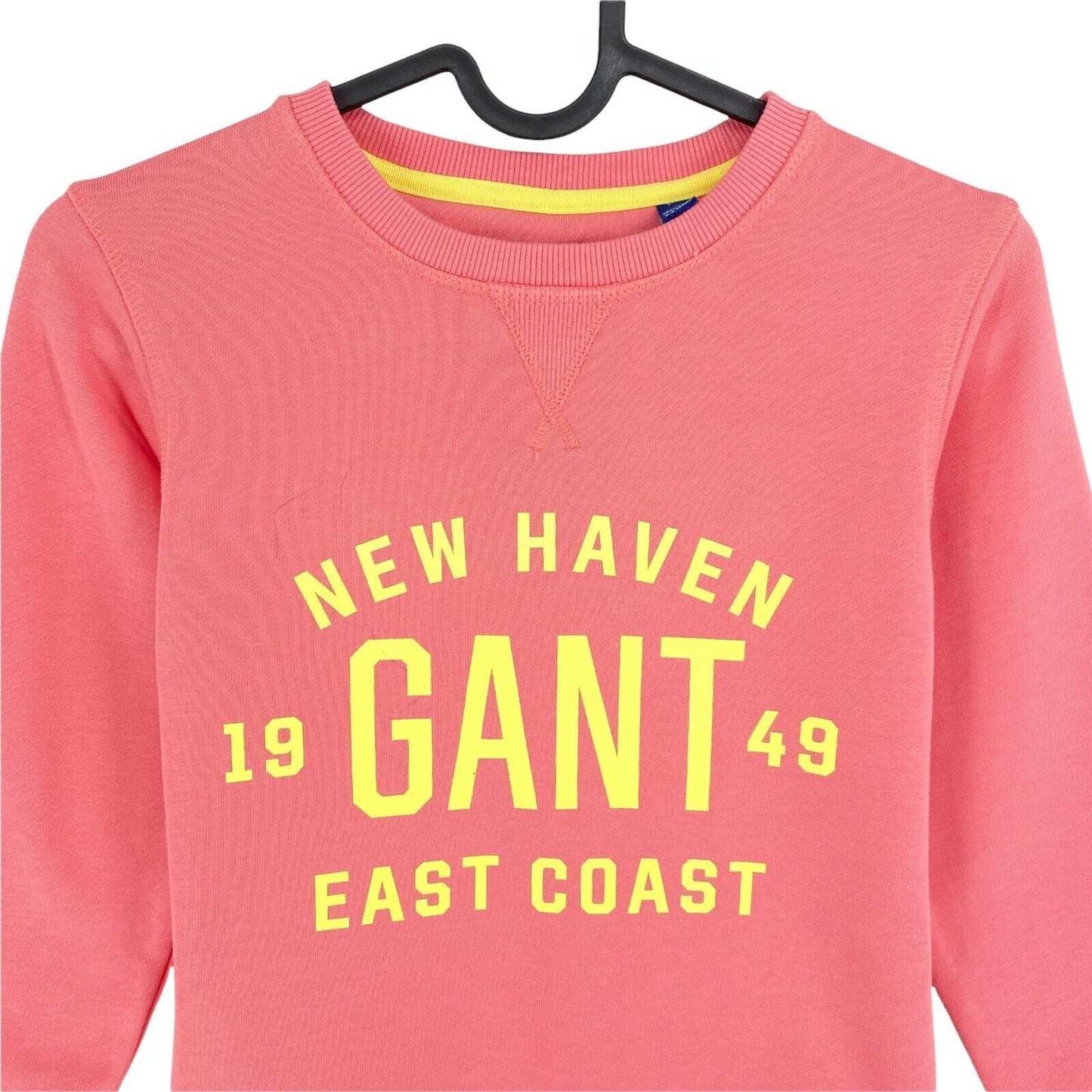 GANT Pink East Cost Crew Neck Sweater Jumper Size 7 - 8 Year 122/128 cm