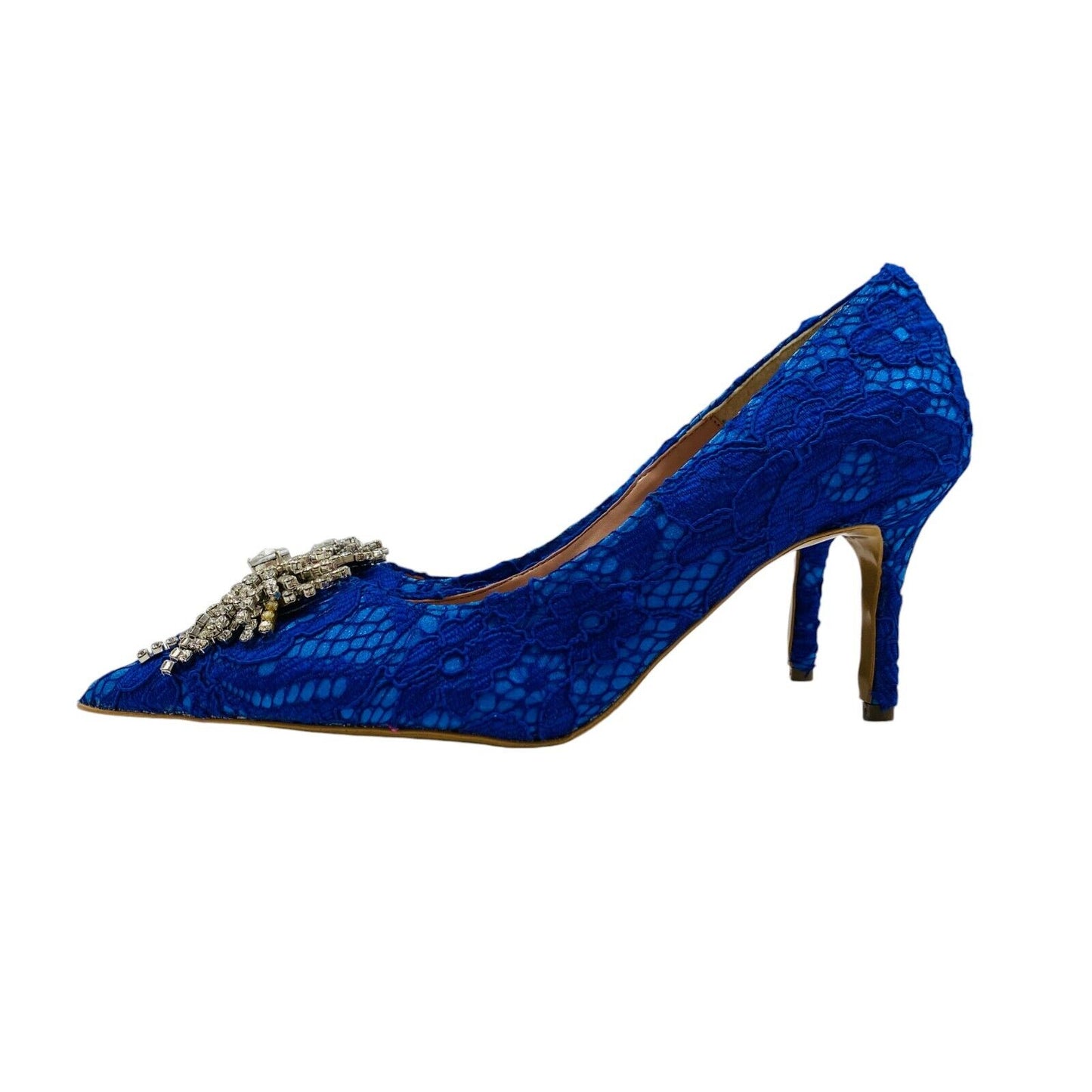 RINASCIMENTO Women Blue Shoes Heels Pumps Size EU 38 US 7 UK 5