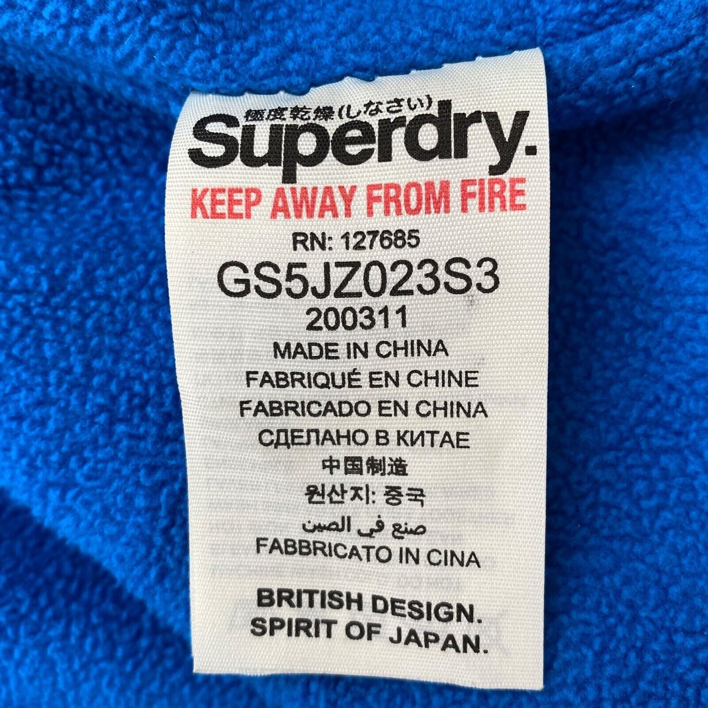 SUPERDRY Original Windcheater Black Hooded Jacket Size XS