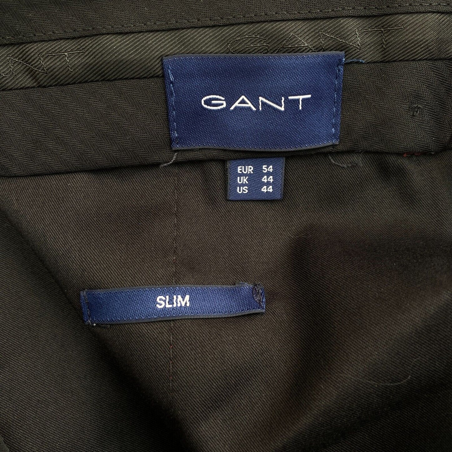 GANT Dark Red Slim Fit 100% Wool Suit Pants Trousers Size EU 54 UK/US 44