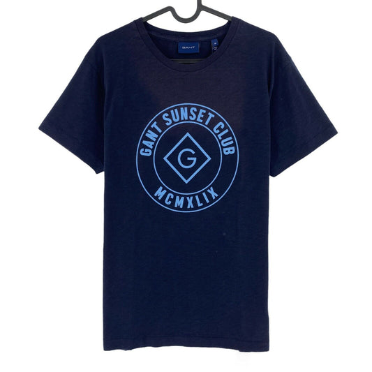 GANT Bleu Marine Sunset Club Crew Neck T Shirt Taille M