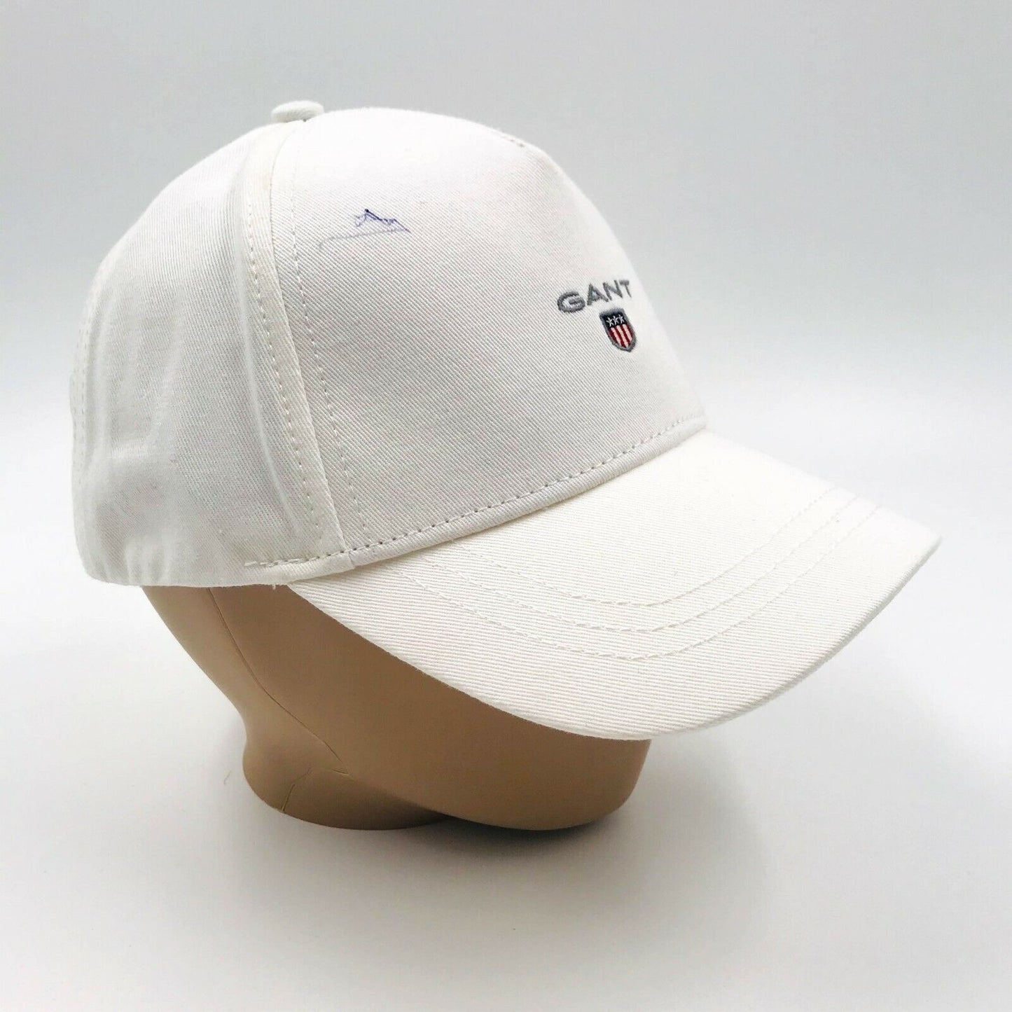 GANT White Original Shield Baseball Cap Hat Size S M