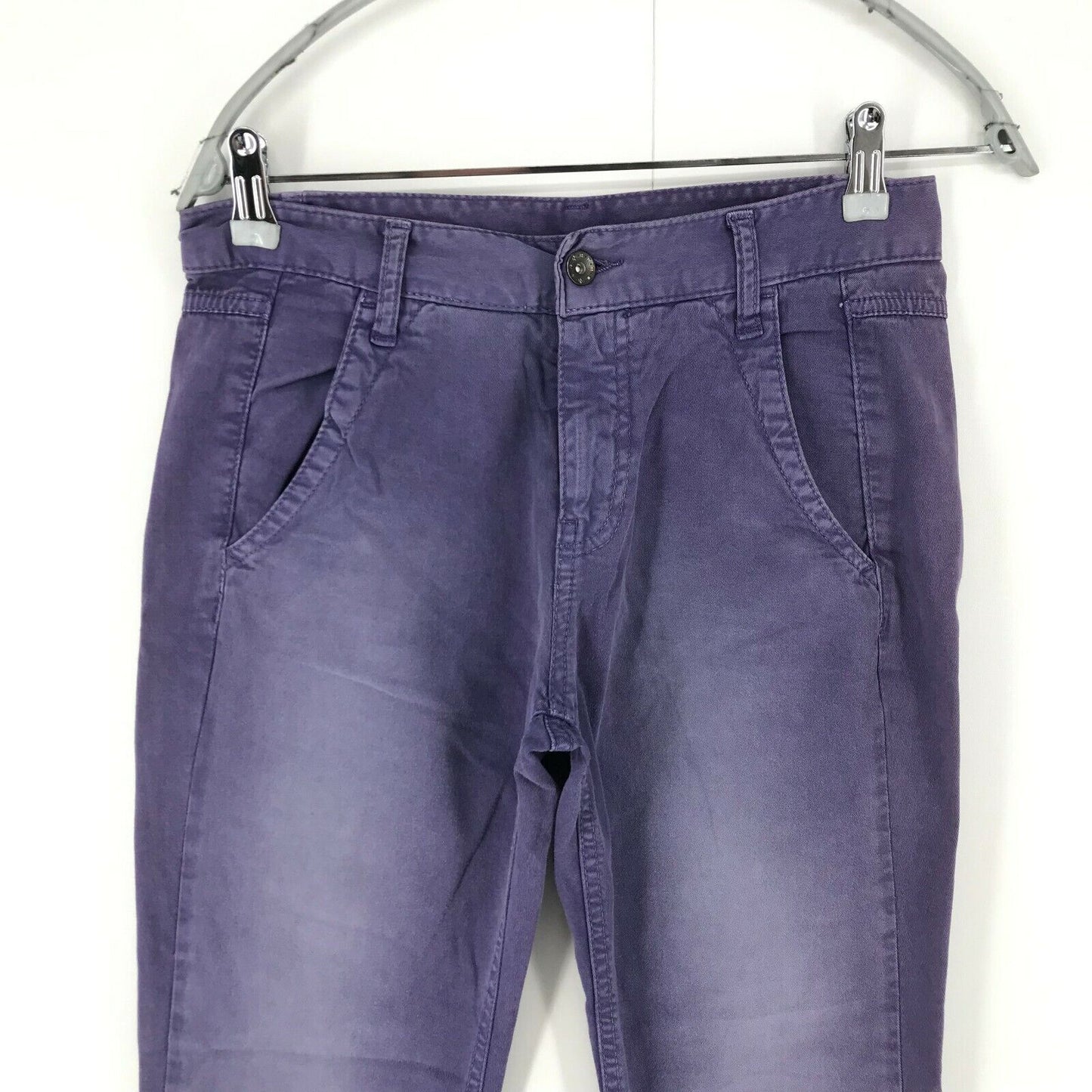 UNITED COLORS OF BENETTON Women Purple Boyfriend Fit Jeans Size EU 38 W28