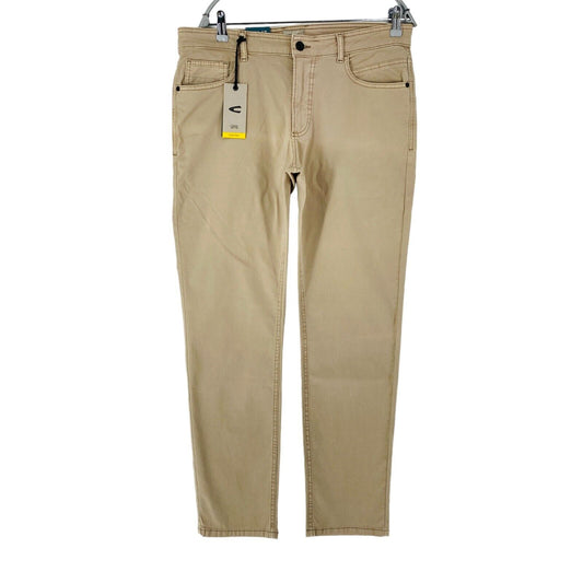 Camel Active HOUSTON Beige Mens Regular Straight Fit Jeans Trousers W34 L32