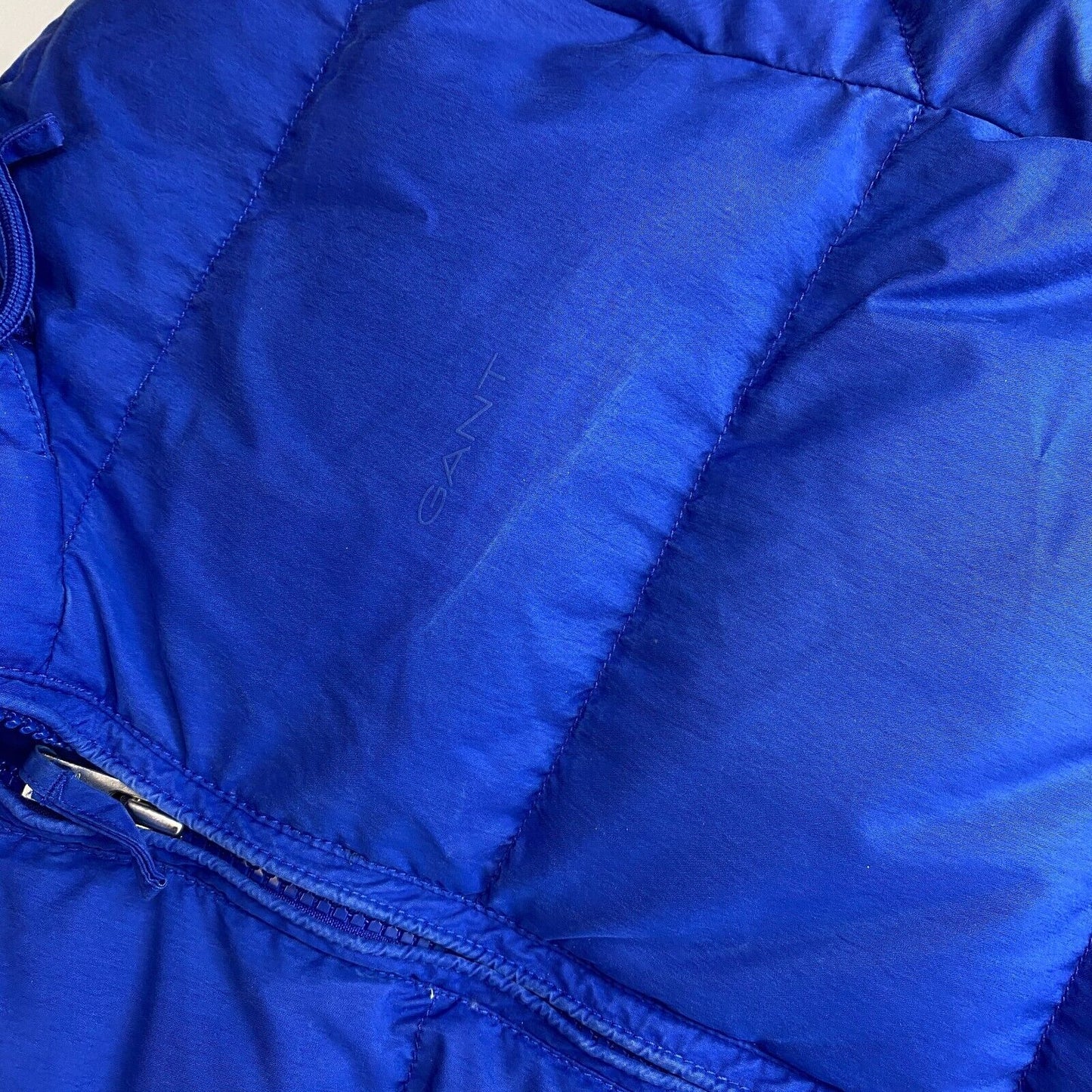 GANT Blue The Alta Down Hooded Puffer Jacket Coat Size M