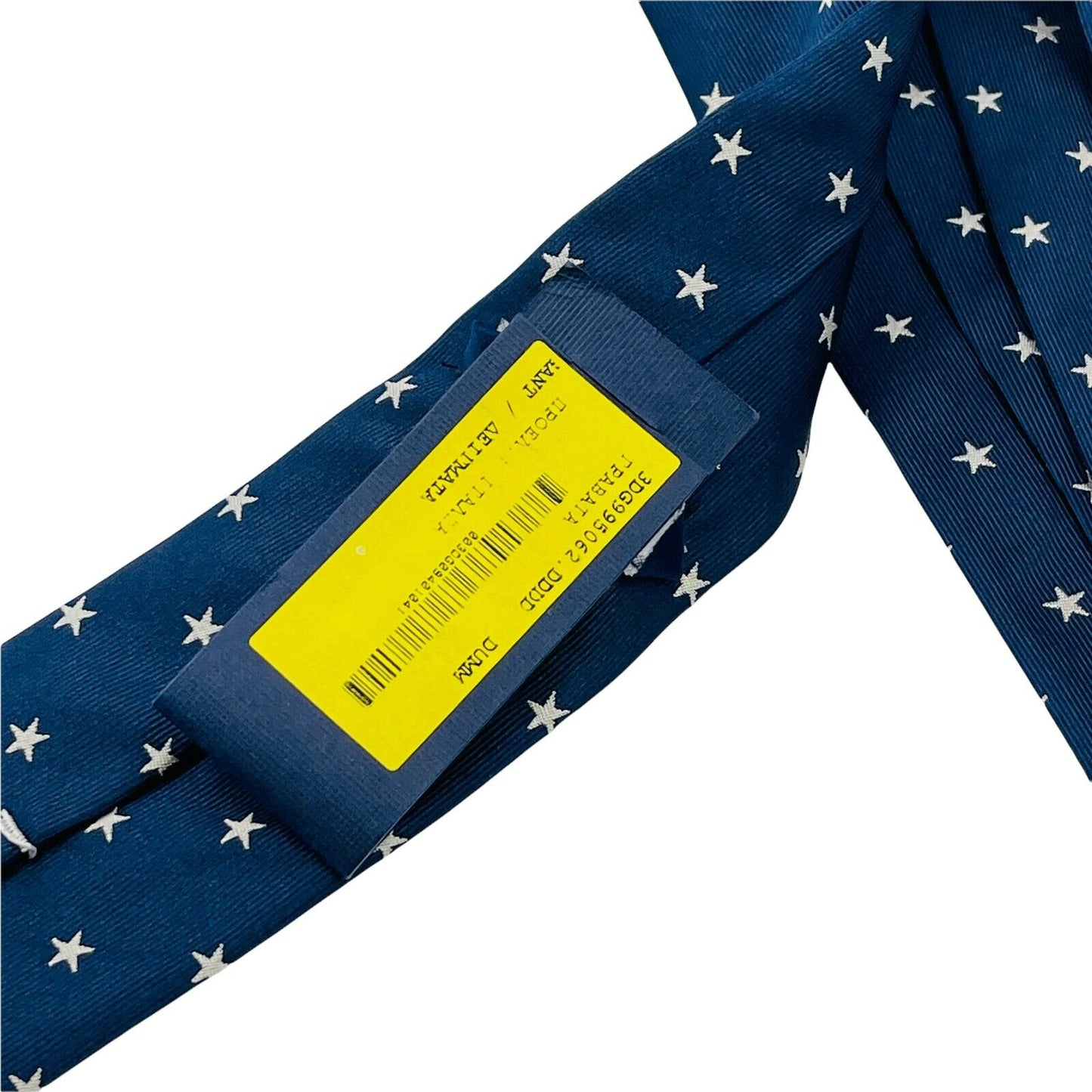 GANT Boys Kids Dark Blue Stars Print 100% Silk Hand Made Tie