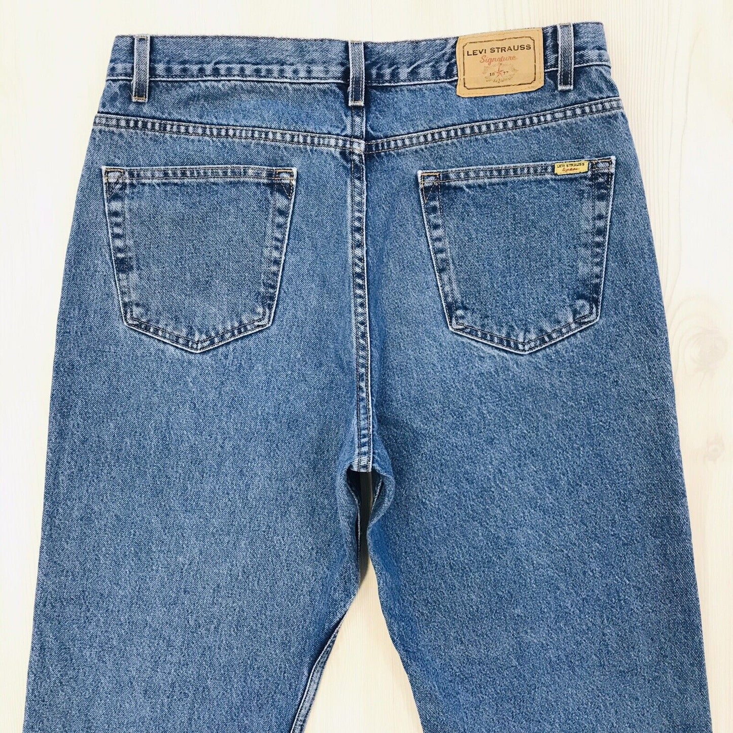 Levi Strauss Signature Blue Relaxed Straight Fit Jeans Size W36 L32