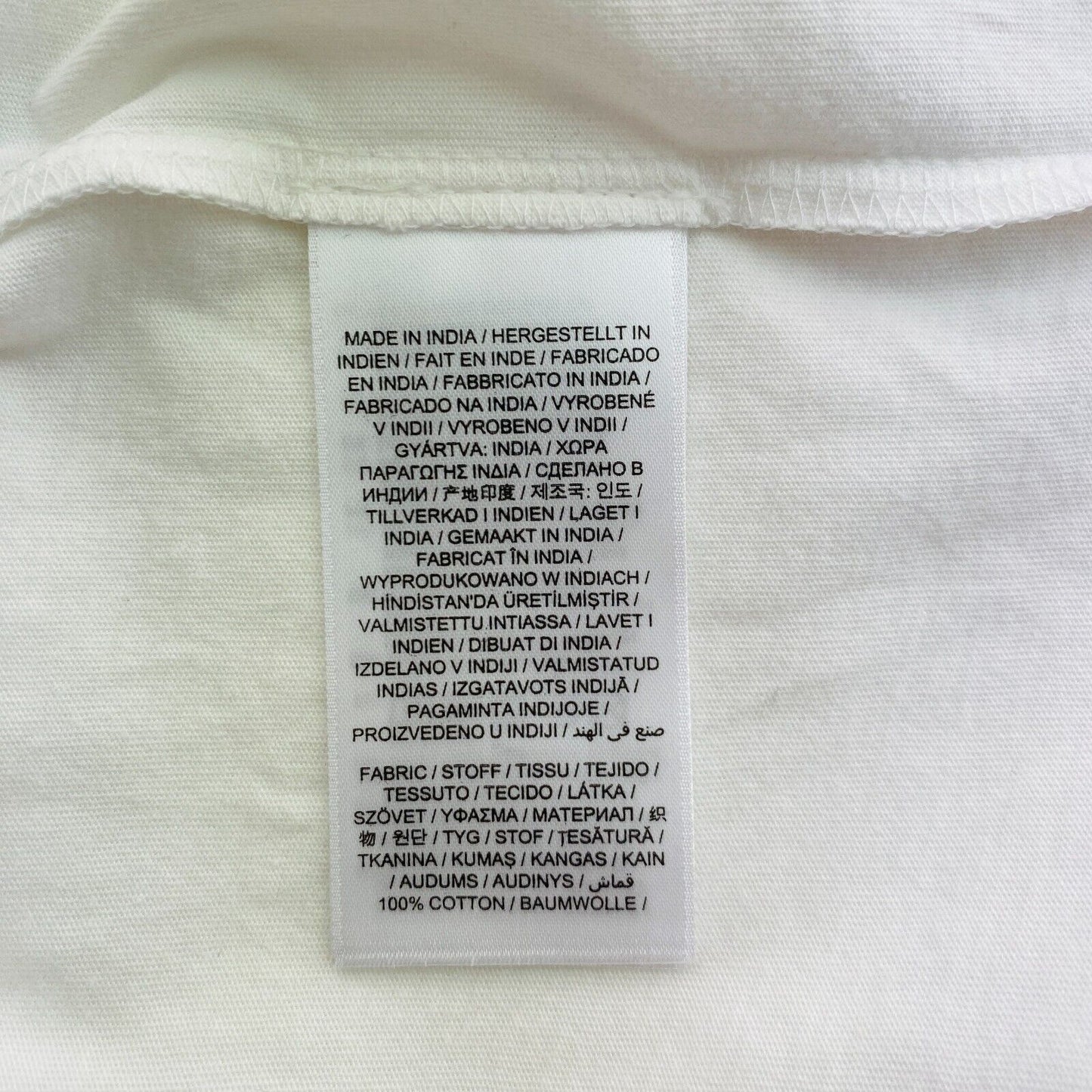 GANT White Tonal Archive Shield Crew Neck T Shirt Size 3XL XXXL