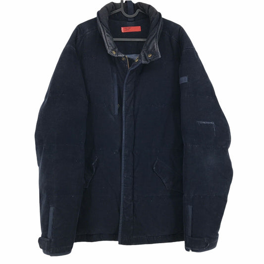 LEVI`S RED TAB Navy Blue Down Puffer Jacket Coat Size L