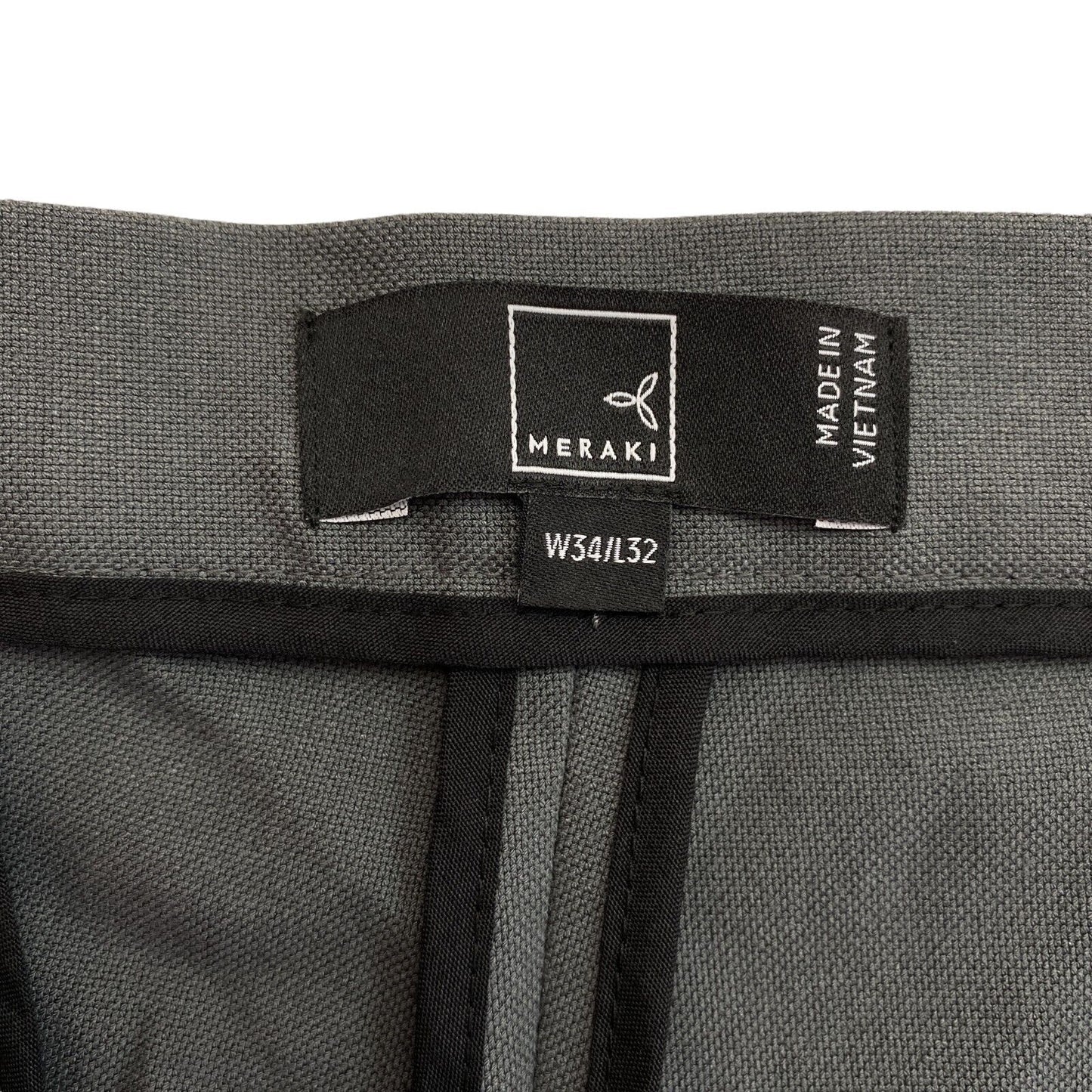 MERAKI Dark Grey Dress Pants Trousers Size W36 L34