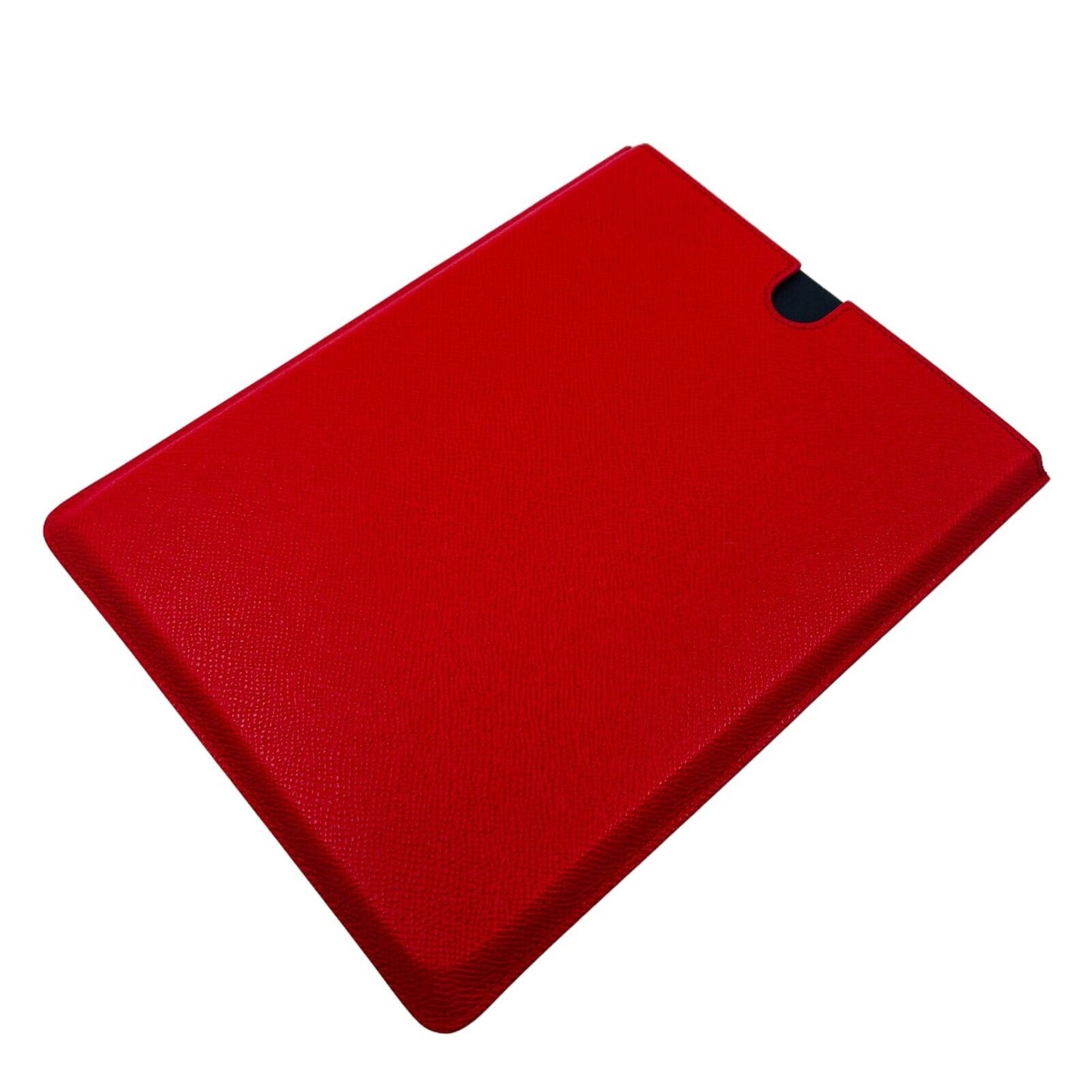 Dolce & Gabbana Red Leather Tablet Documents Case Bag