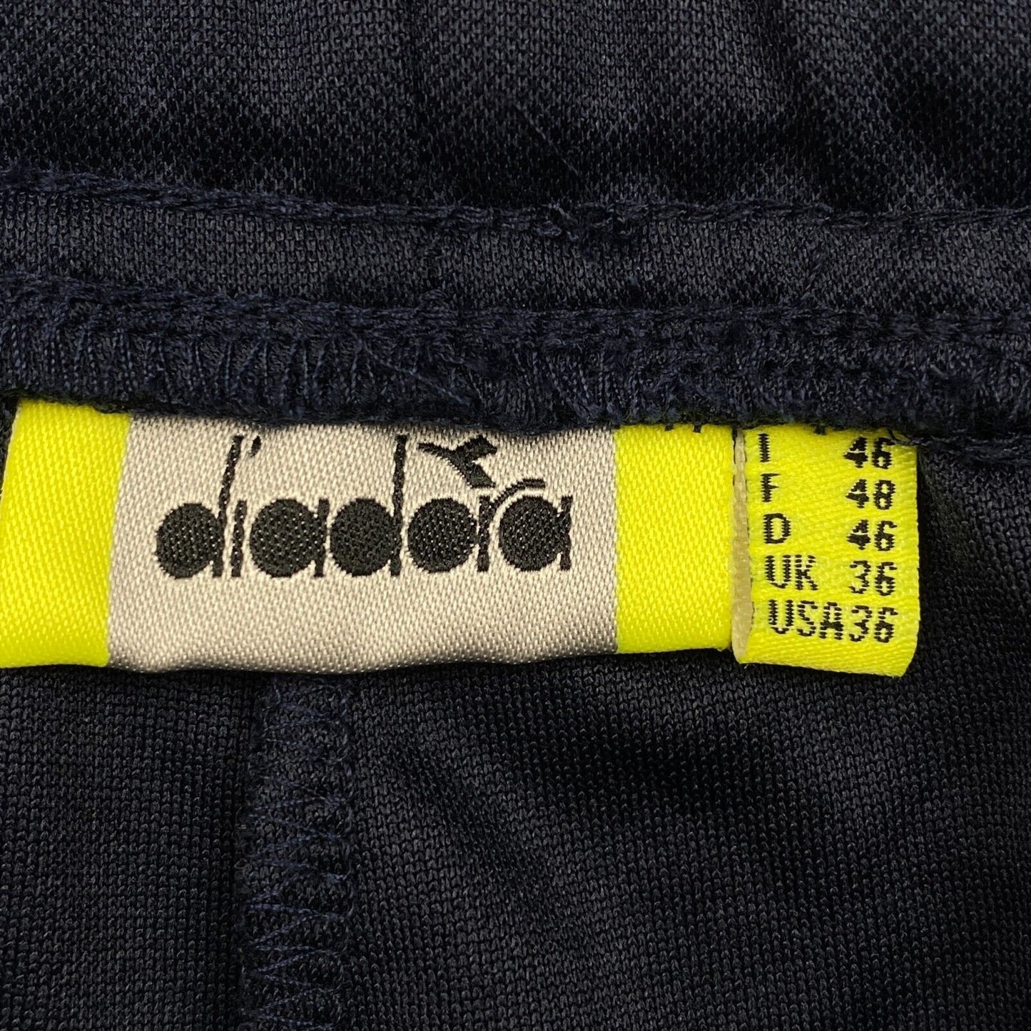 DIADORA Navy Blue Sweat Pants Trousers Size EU 46 UK/US 36 Small