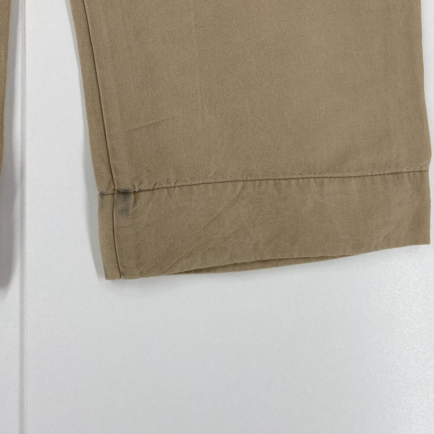 GANT Femme Beige Pantalon large décontracté en lin mélangé EUR 34 UK 8 US 4