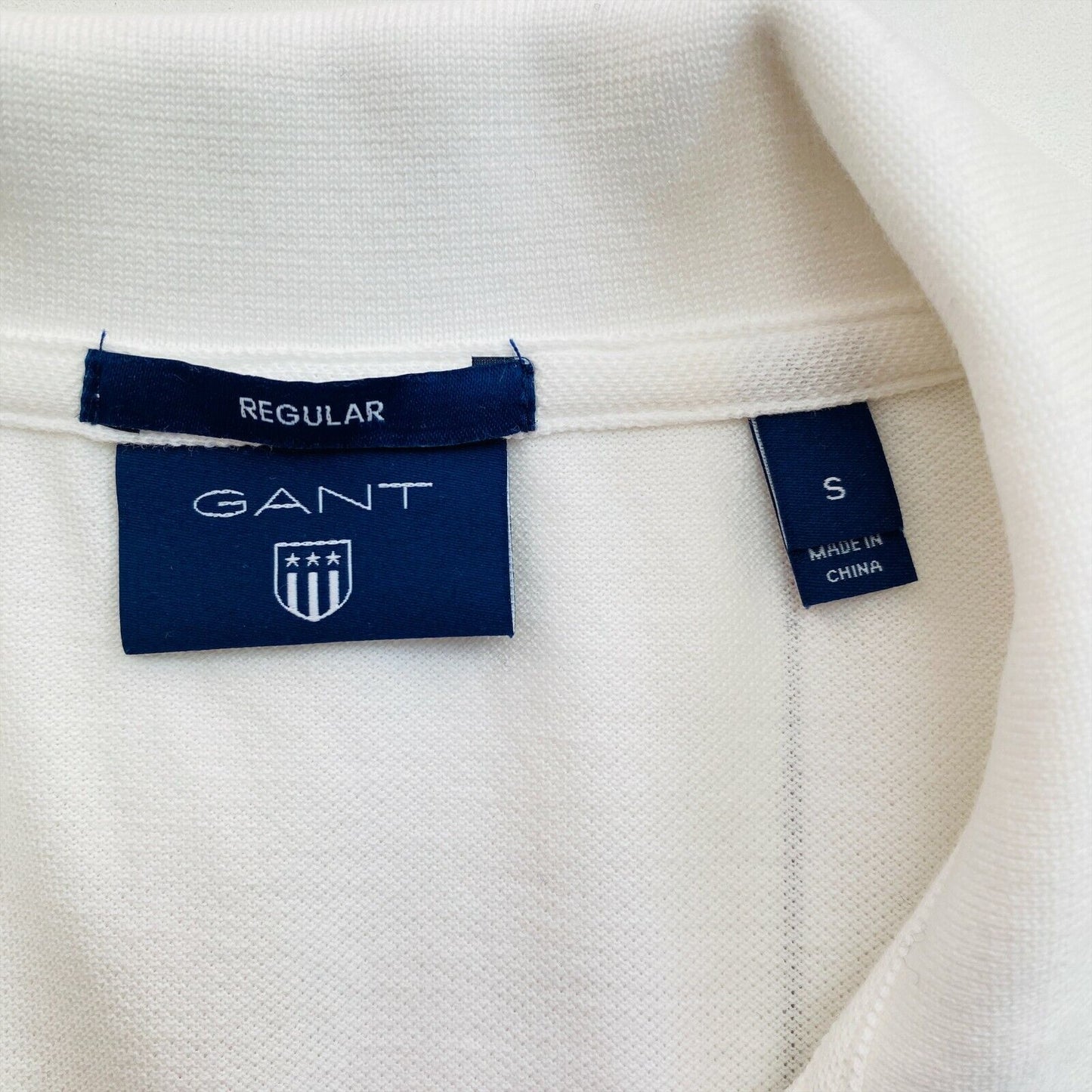 GANT T-shirt à col polo original blanc taille S