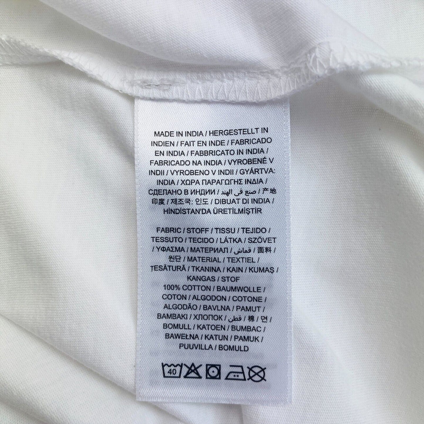 GANT White Original Crew Neck T Shirt Size S