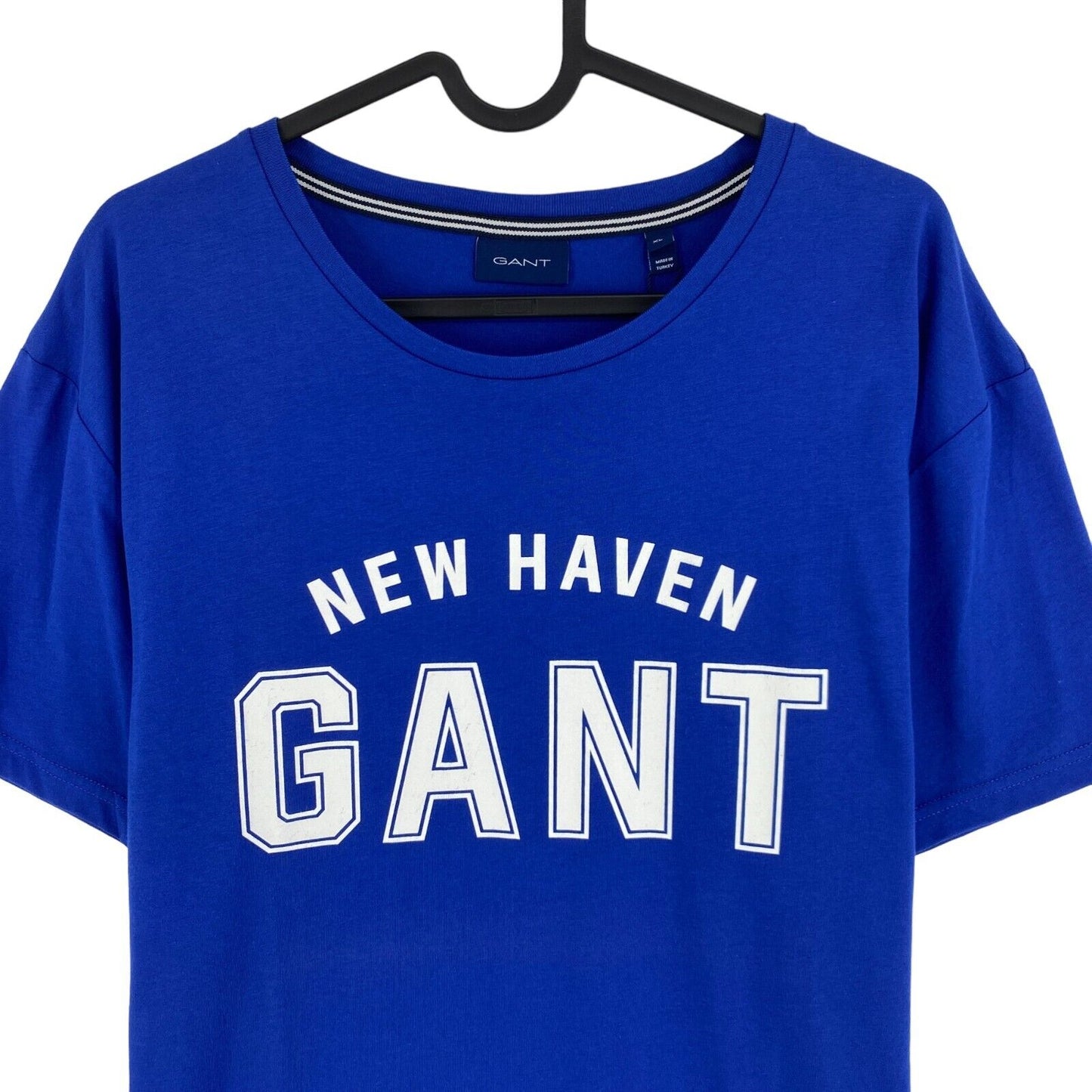 GANT Blue Logo Crew Neck Short Sleeves T Shirt Size XL