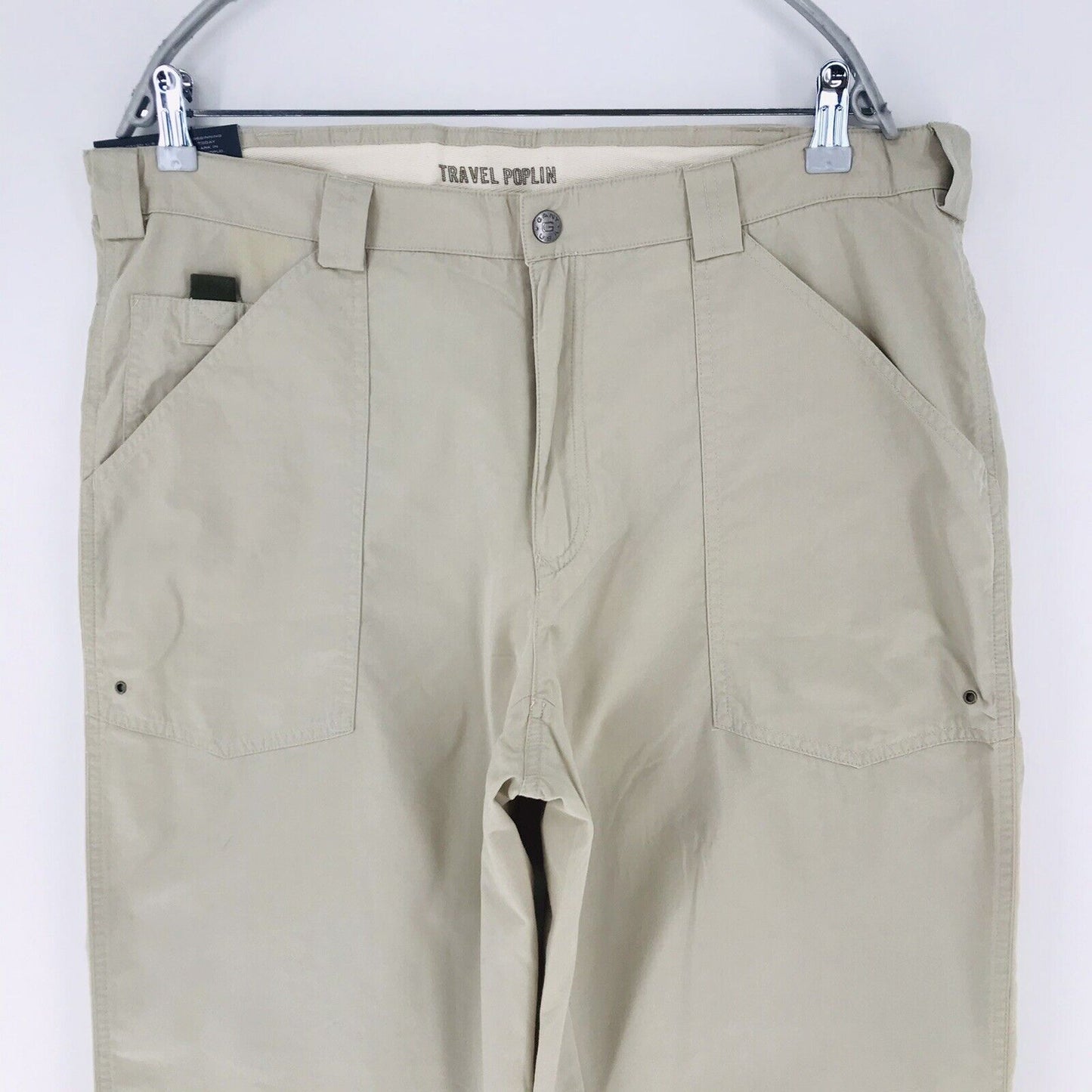 GANT Kaki Beige Regular Straight Fit Chino Travel Pants Pantalon W32 L36