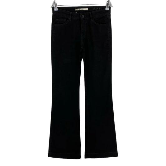 RRP €185 PIANURASTUDIO Women Black Regular Bootcut Fit Jeans Size W29