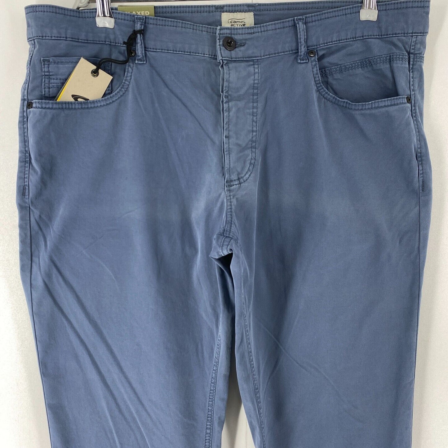 Camel Active Blue WOODSTOCK Relaxed Straight Fit Jeans Trousers Size W40 L34