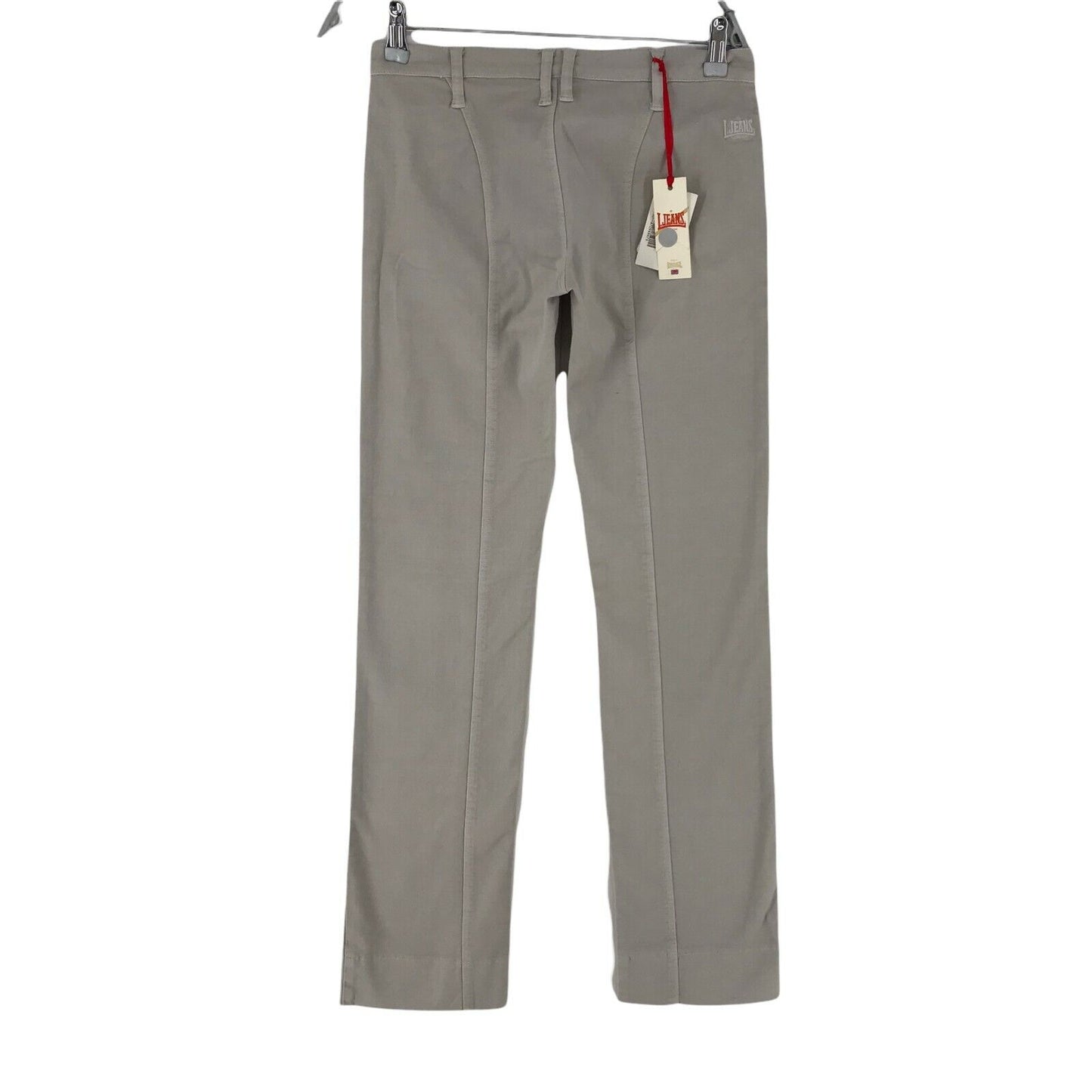 Lonsdale Women Grey Regular Straight Fit Chino Trousers Size S W29