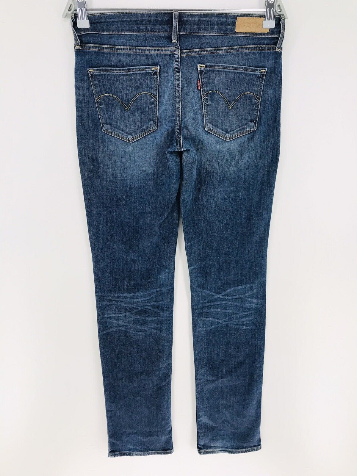 Vintage Levi's Demi Curve Women Blue Regular Straight Fit Jeans Size W28 L34