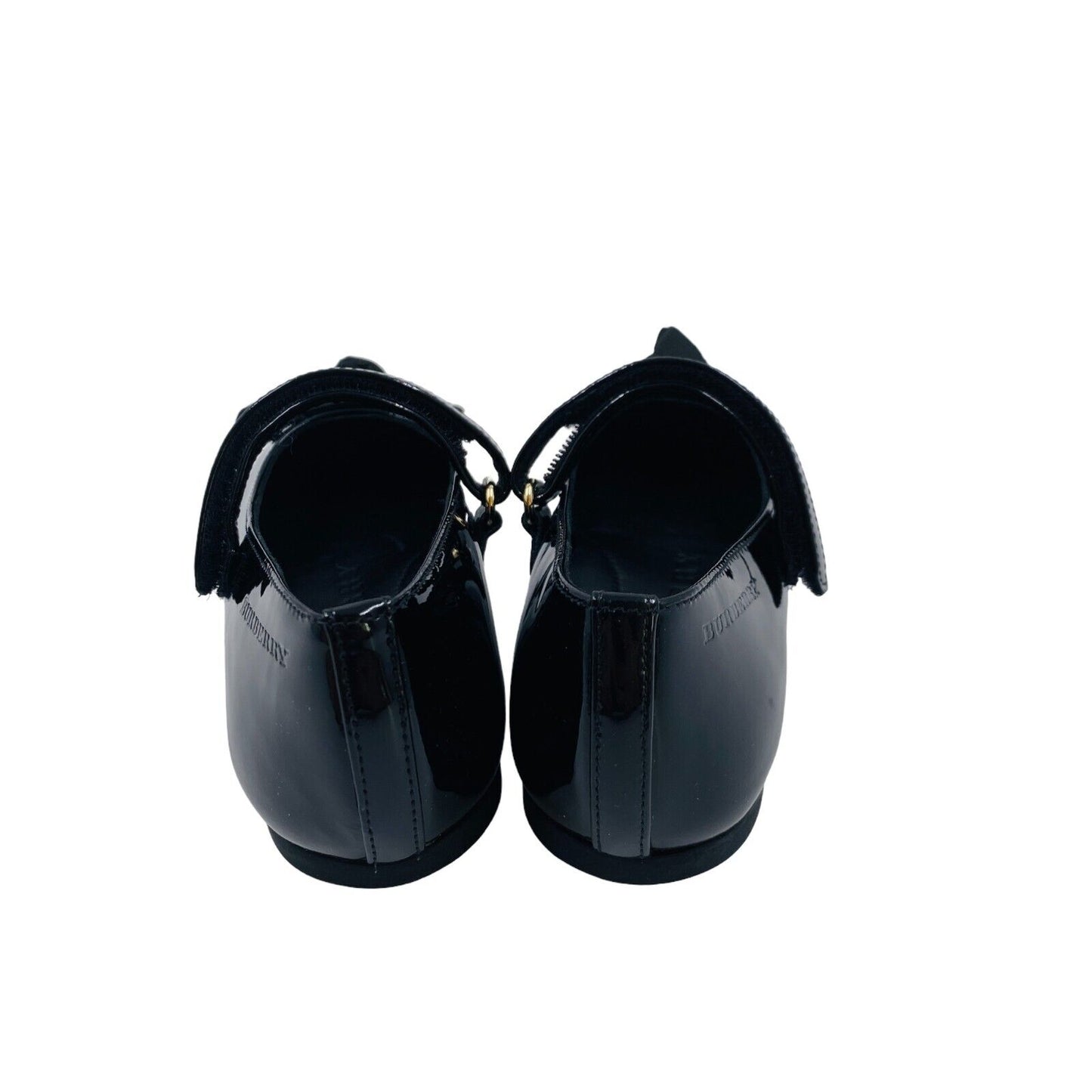 BURBERRY Schwarze Ballerinas aus Lackleder „Trixie“ Größe EU 25 UK 8 US 9