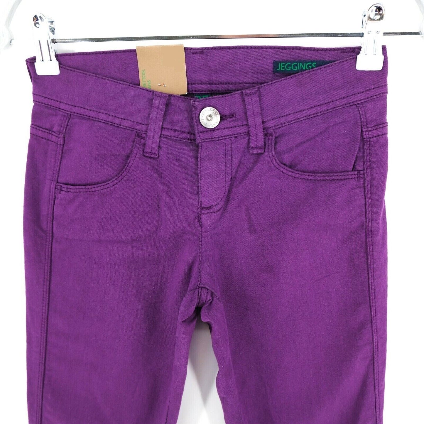 BENETTON Damen Violette Jeggings-Jeans im Skinny Fit, Größe W25