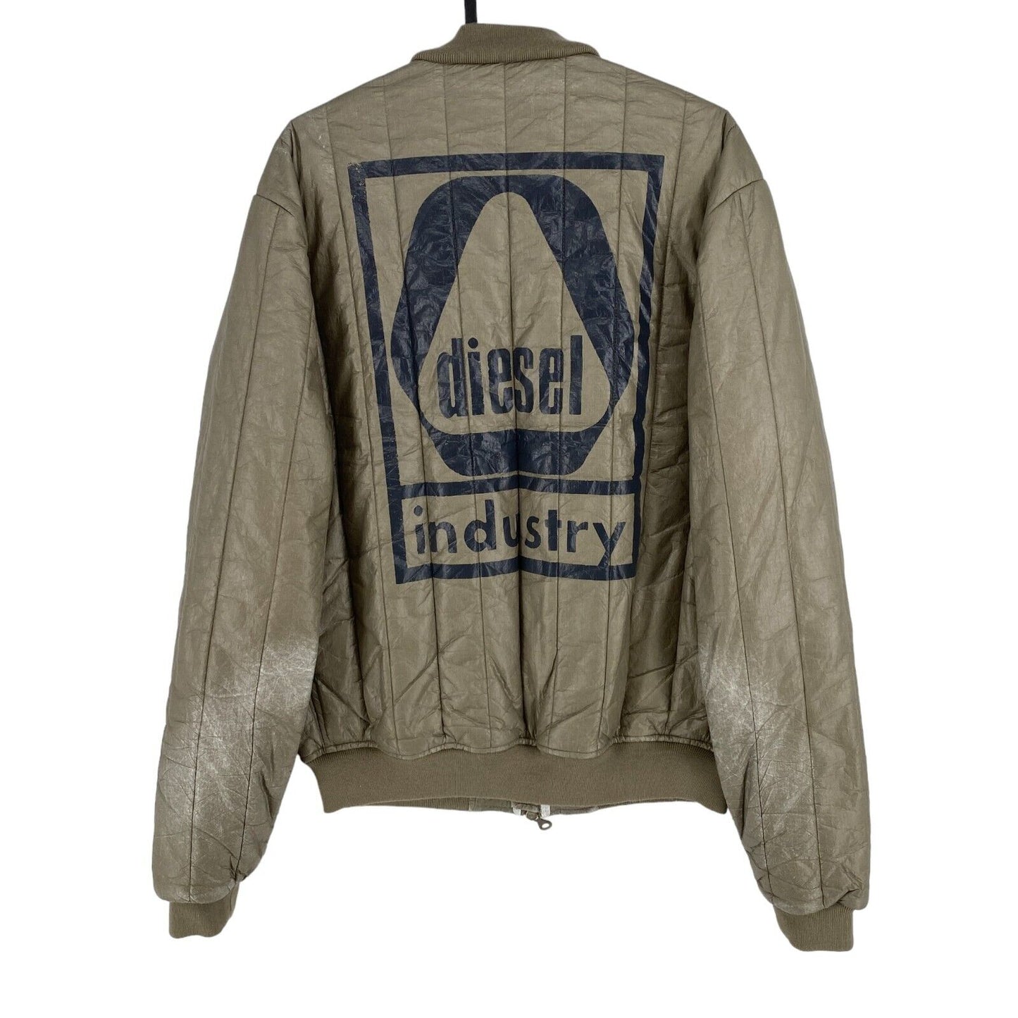 DIESEL Grey Bomber Jacket Coat Size EU 48 UK/US 38