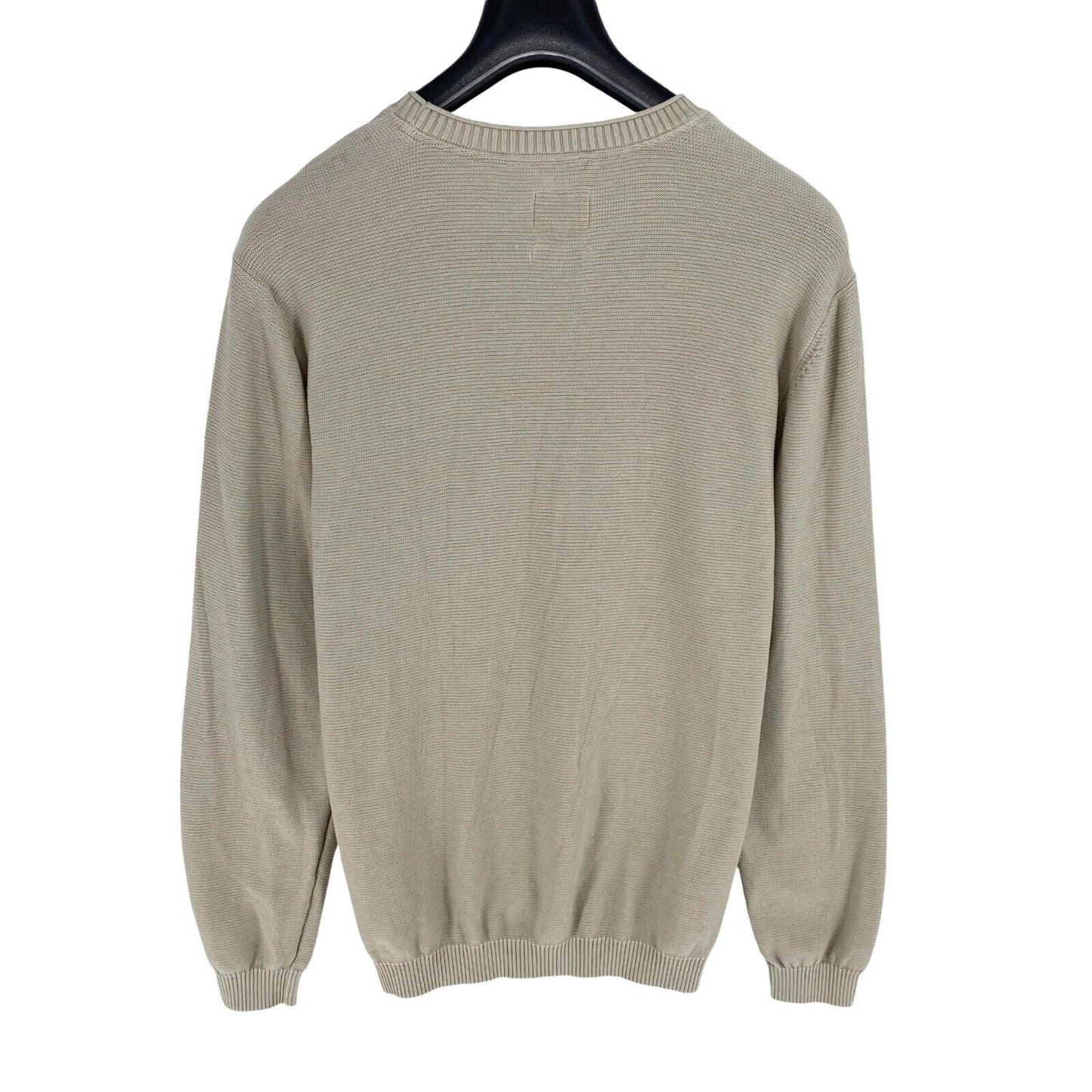 CAMEL ACTIVE Men Dark Beige Crew Neck Sweater Jumper Size XL