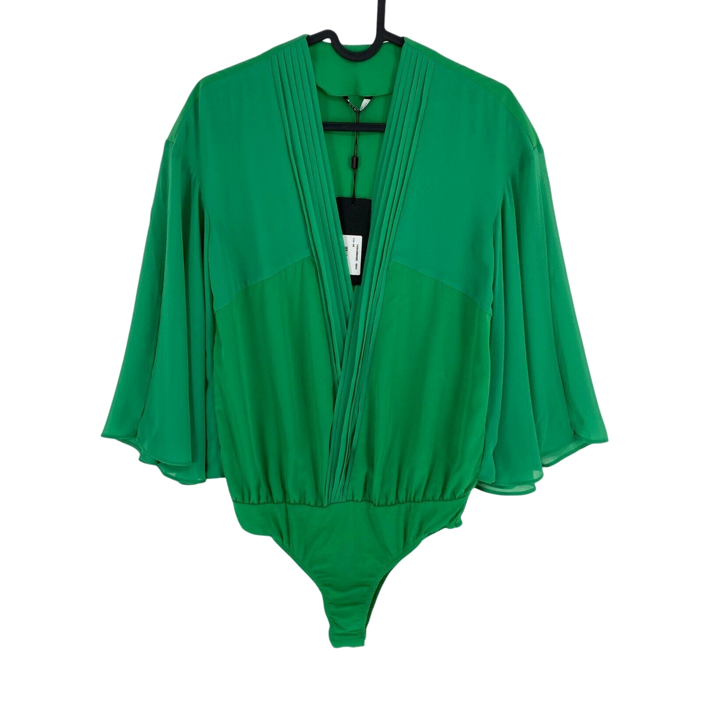 MARCIANO Women Green V Neck Blouse Body Size EU 40 UK 12 US 10