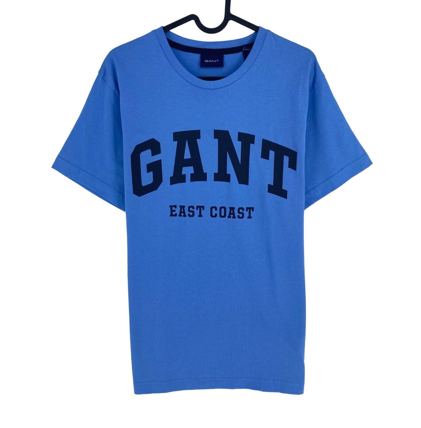 GANT Men Blue Logo Crew Neck Short Sleeve T Shirt Size M