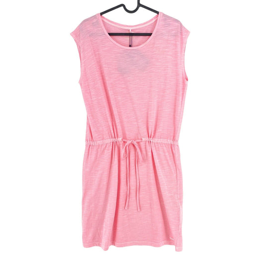 GANT Robe à col rond décolorée rose Sun Taille S