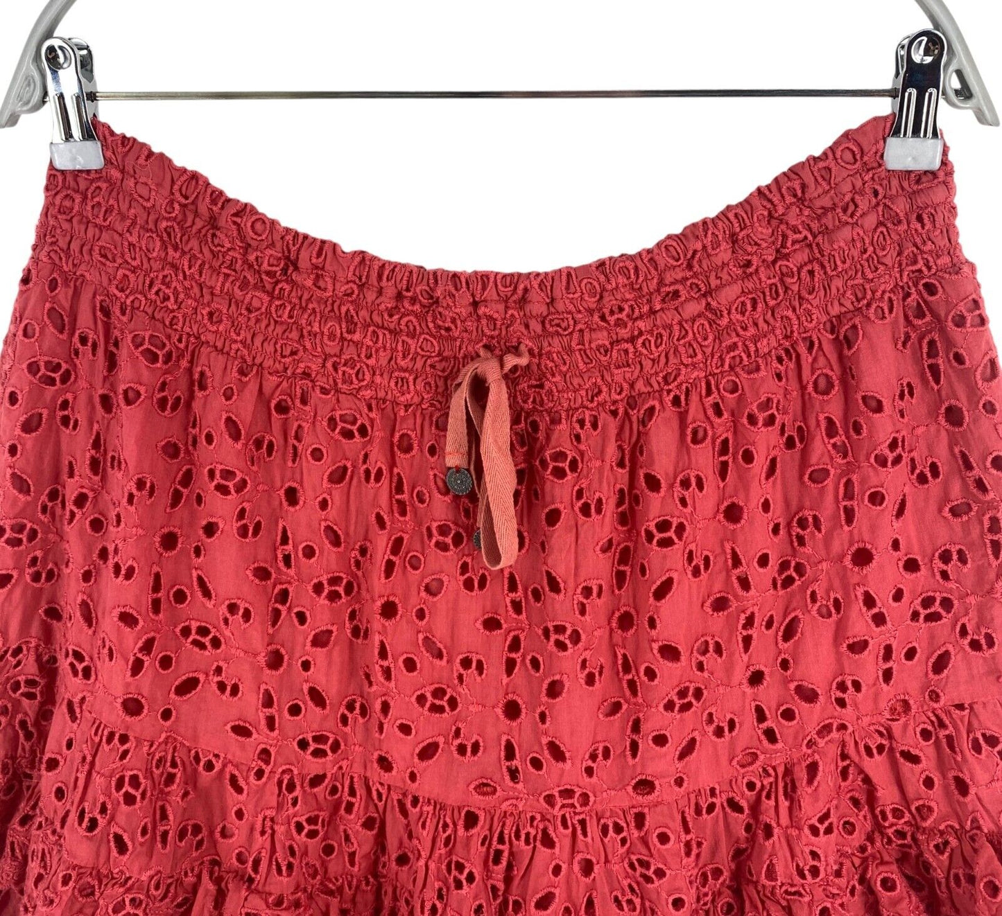 ODD MOLLY Women Pink Swag Blossom Flared Skirt Size 3 / L