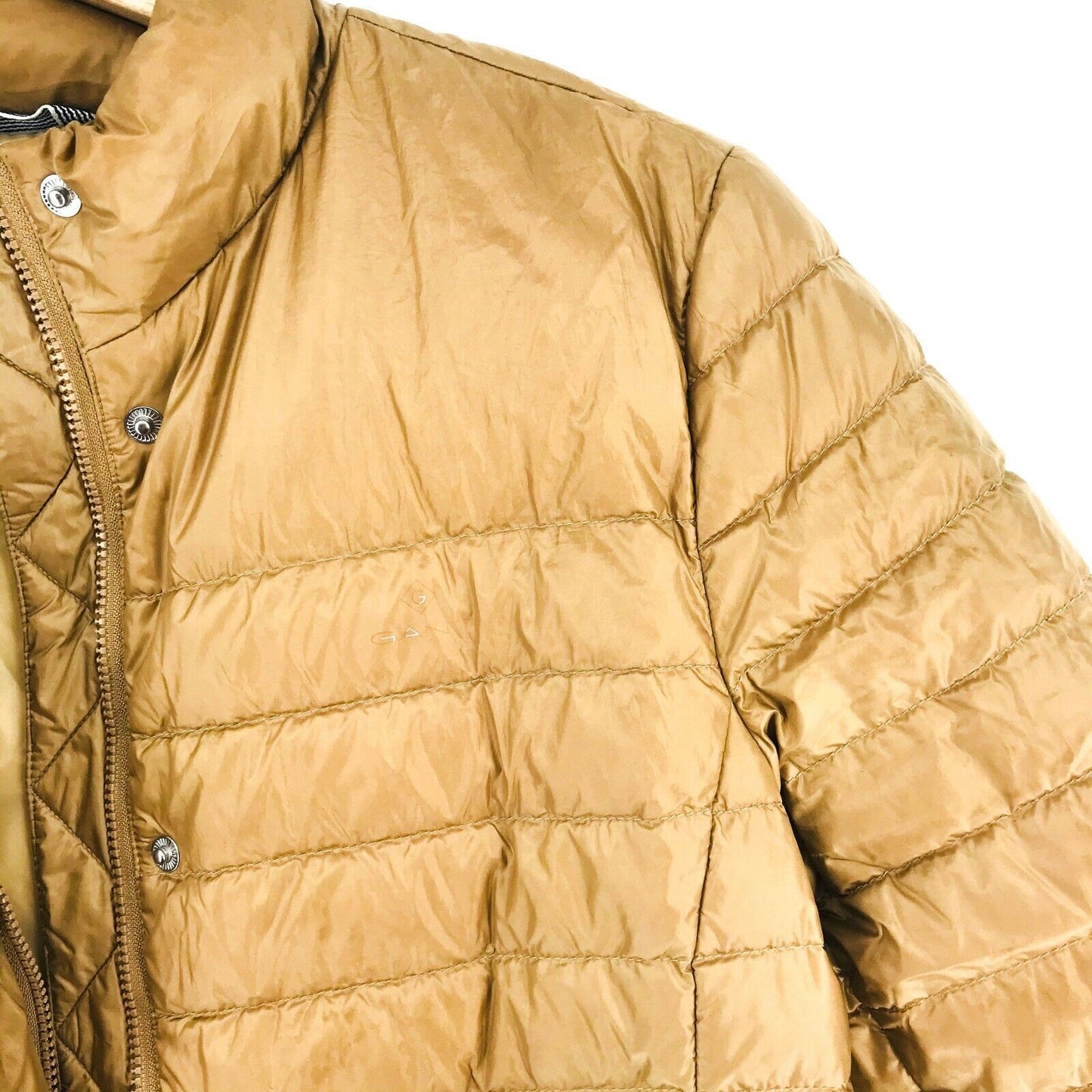 GANT Down Fill Gold Colour Padded Puffer Jacket Size S