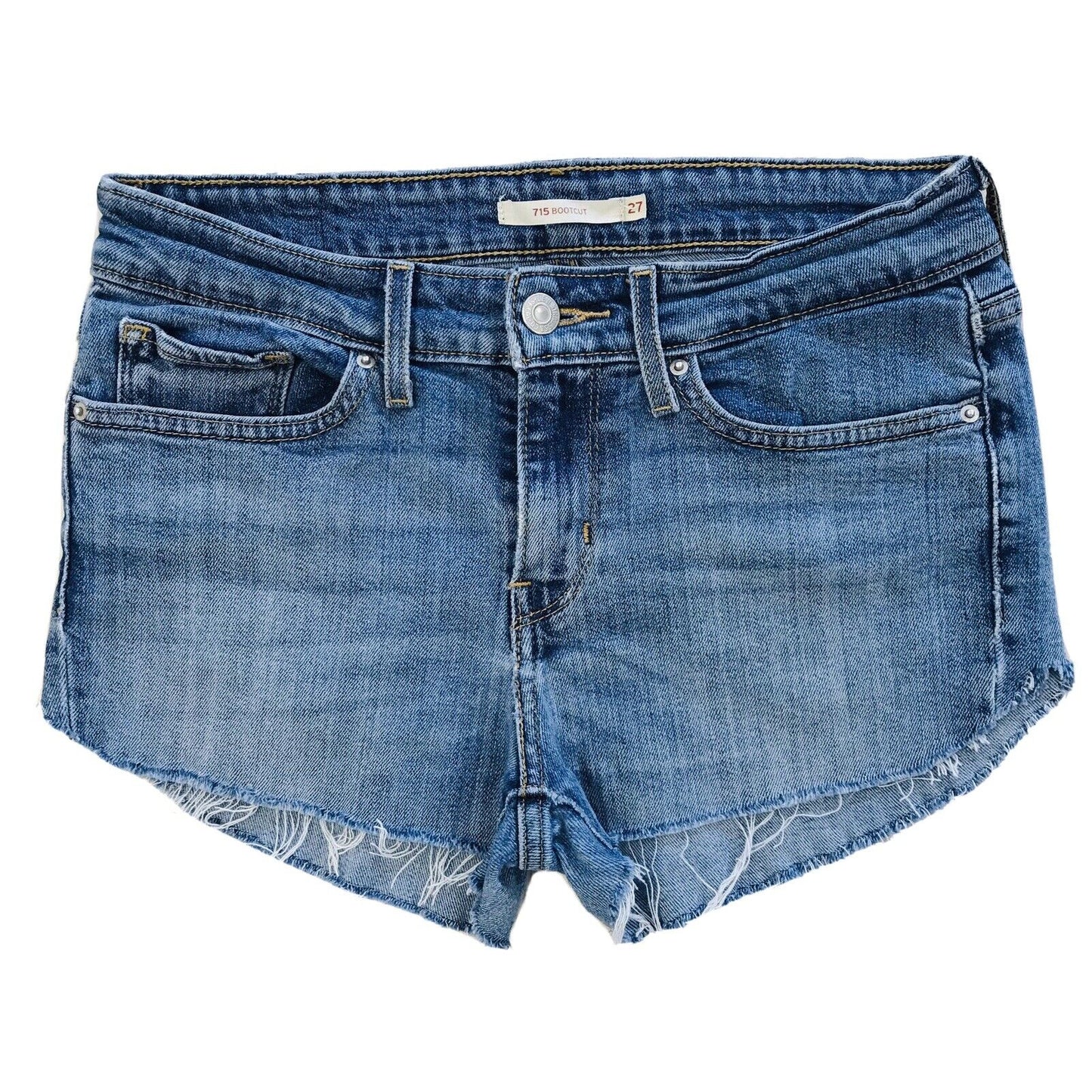 Levi's 715 Women's Custom Made Blue Regular Fit Shorts Size W27