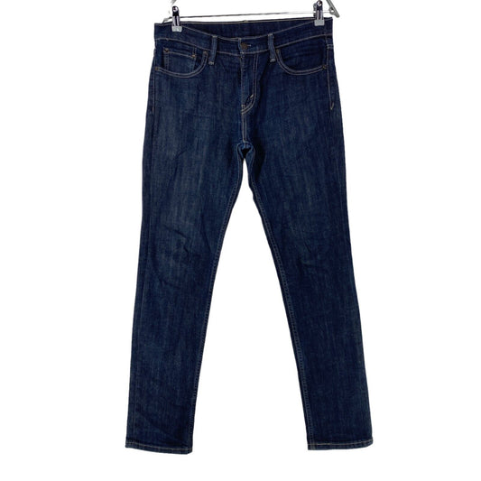 Levi's 511 Dunkelblaue Stretch-Jeans in Slim Fit, W30 L32