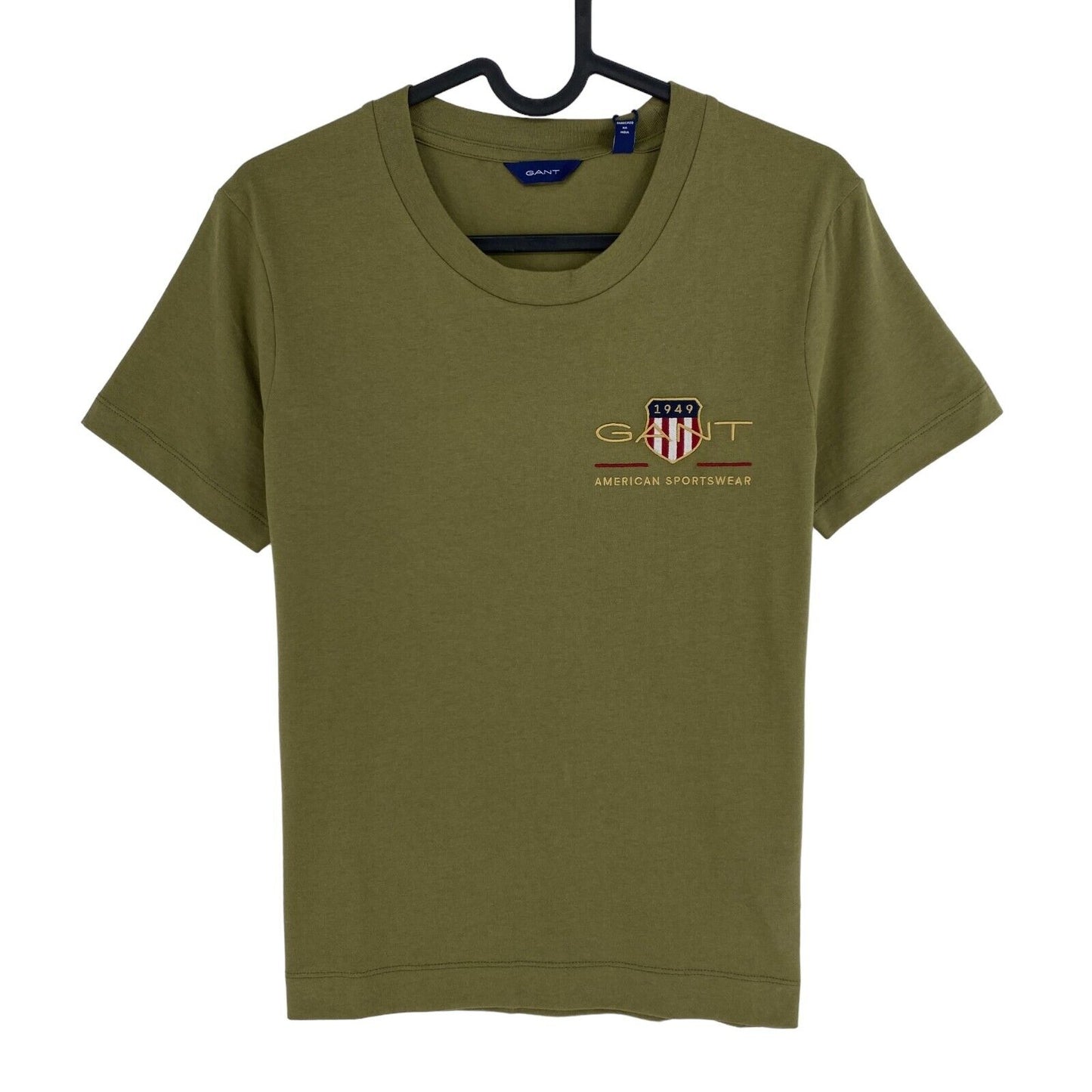 GANT Green Archive Shield Crew Neck T Shirt Size S