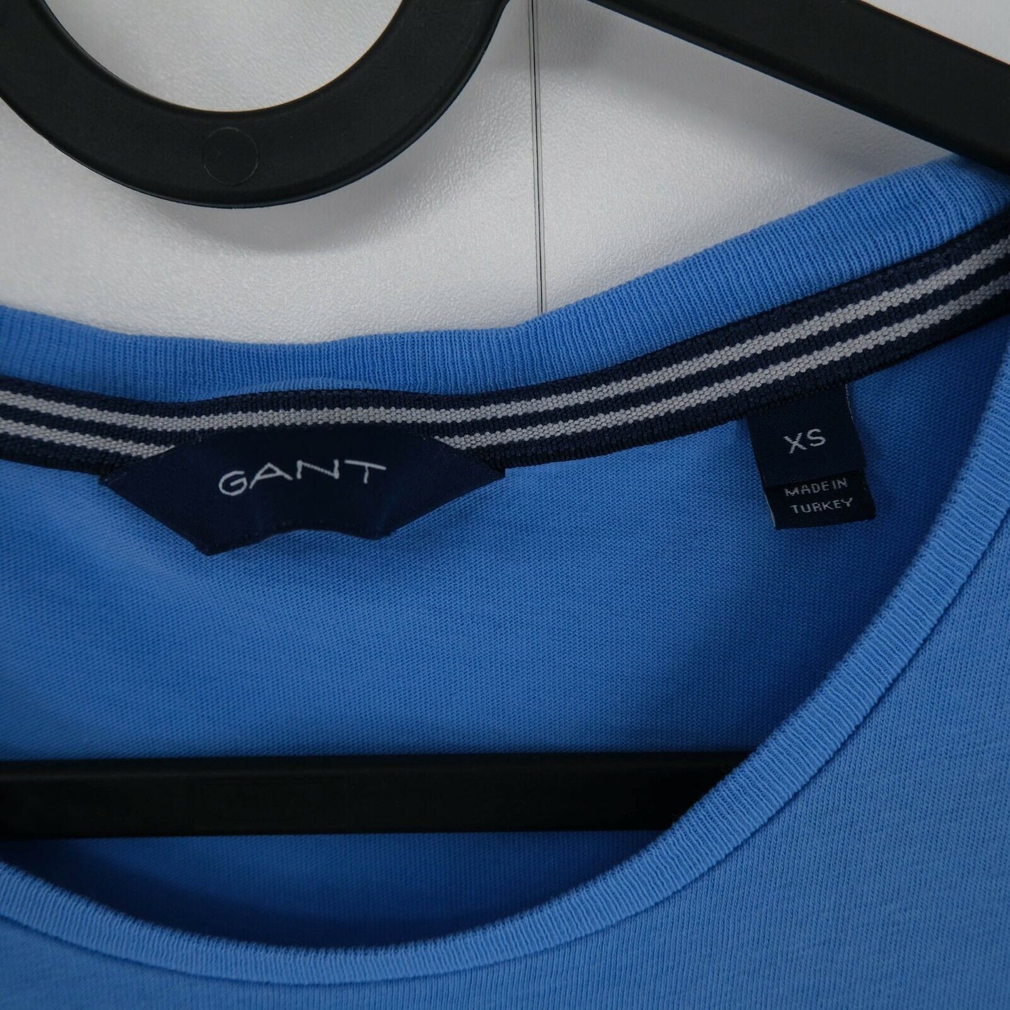 GANT Blue Big Logo Crew Neck T-Shirt Top Size XS