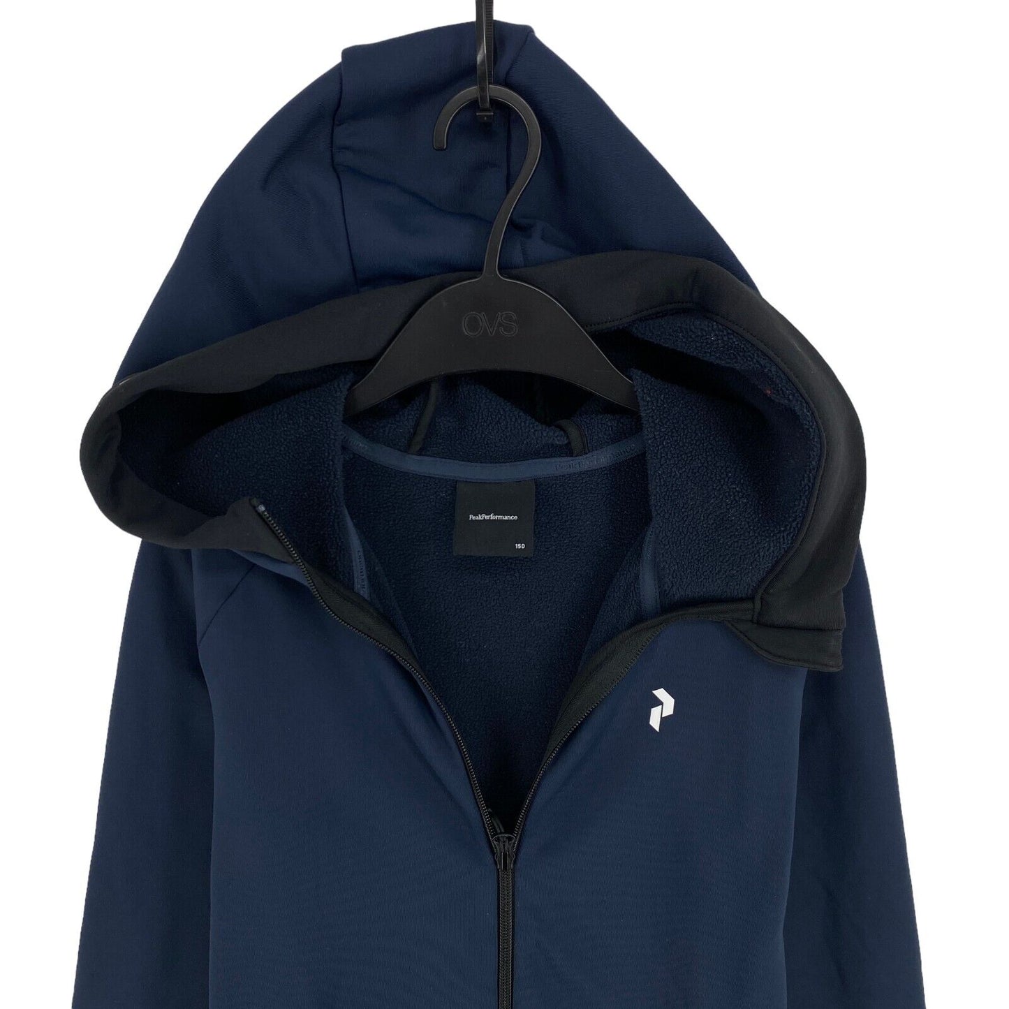 Peak Performance Junior Navy Blue Rider Zip Hood Jacke Größe 150 cm