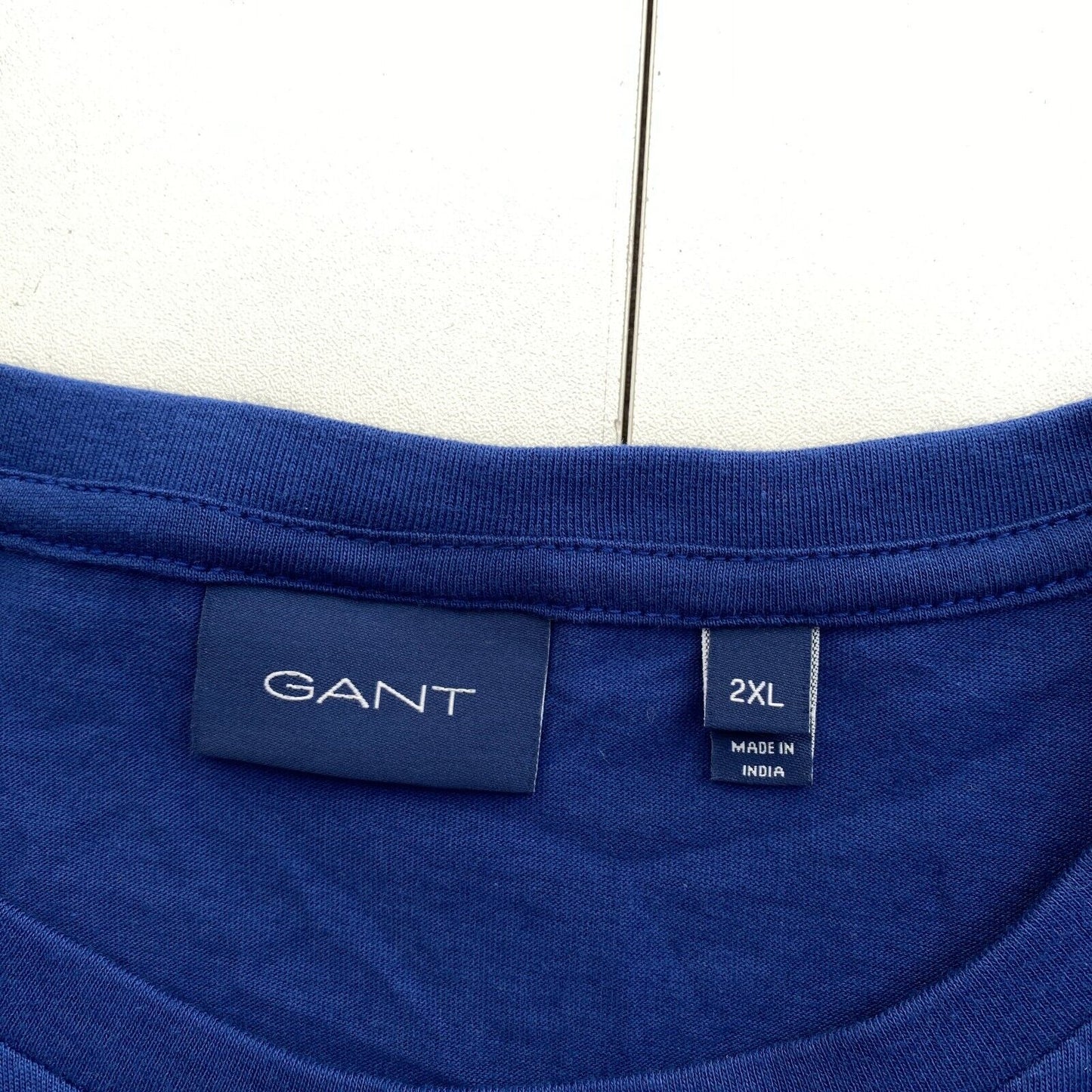 GANT Men Dark Blue Original Crew Neck Short Sleeves T-Shirt Size 2XL XXL